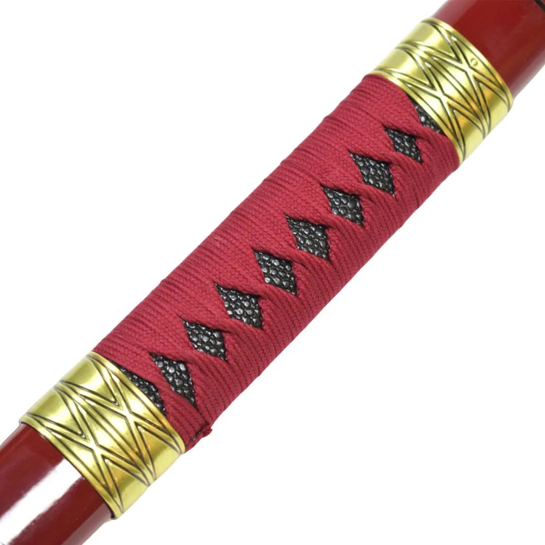 Katana de Zoro Sandai Kitetsu funcional Acero de Damasco 40565