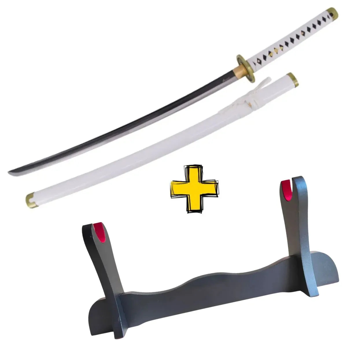 Katana de Zoro Wado Ichimonji decorativa - gama alta
