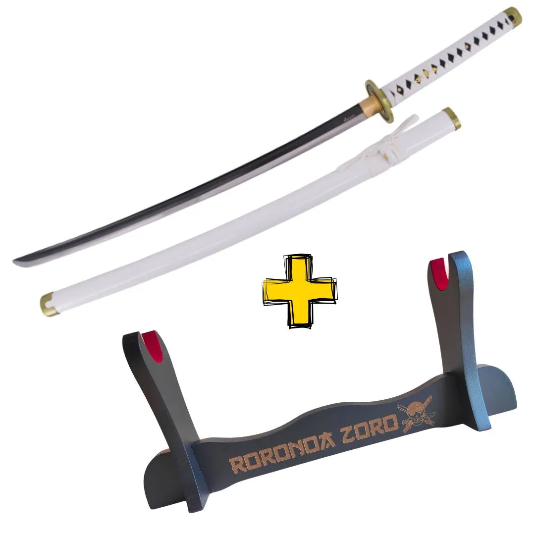 Imagen de Katana de Zoro Wado Ichimonji decorativa - gama alta parte de nuestra colección en Espadas y más, sitio oficial.