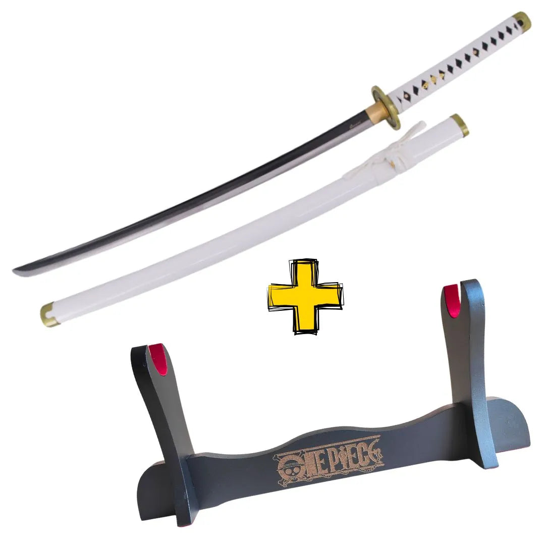 Imagen de Katana de Zoro Wado Ichimonji decorativa - gama alta parte de nuestra colección en Espadas y más, sitio oficial.