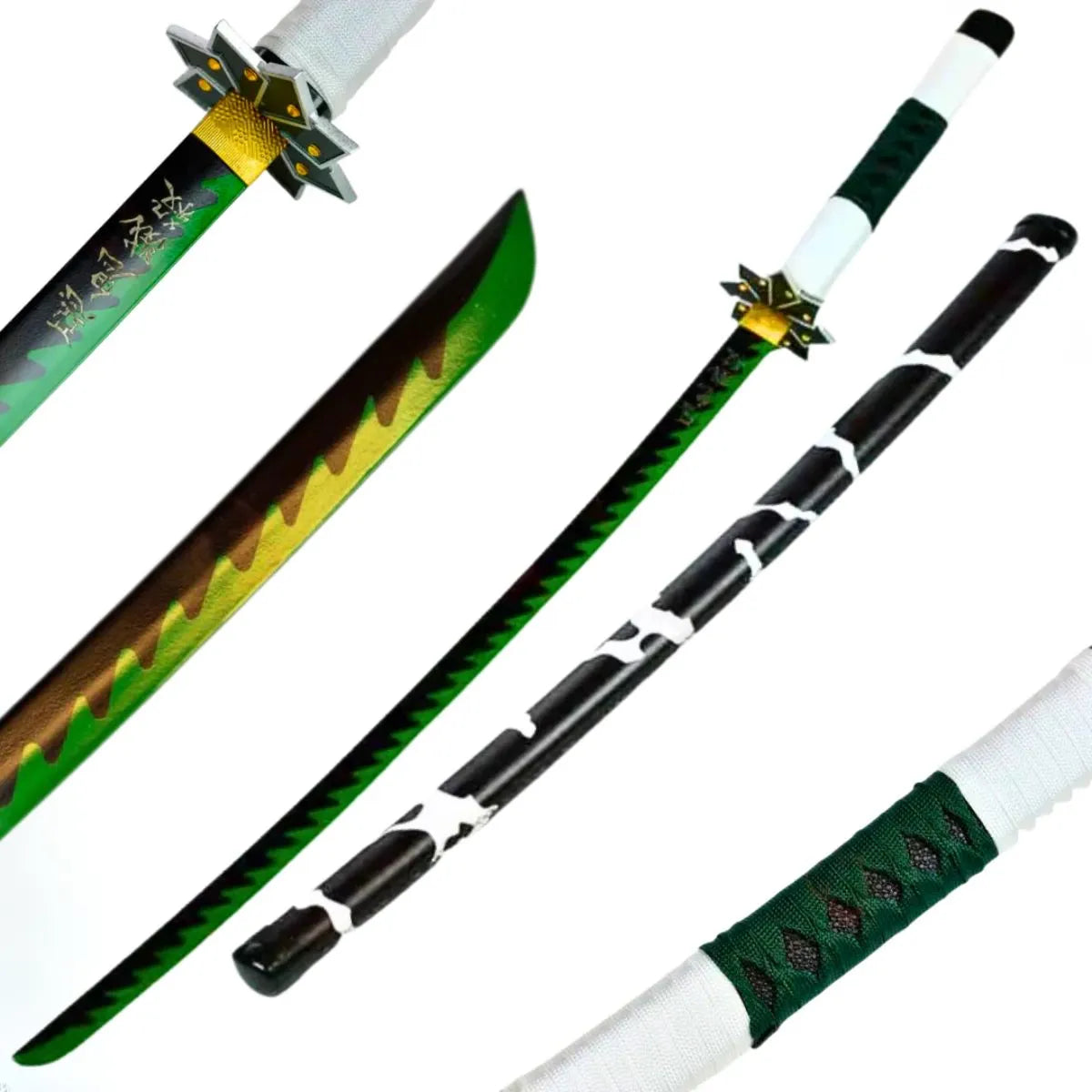 Katana funcional Sanemi Shinazugawa Kimetsu no Yaiba Demon Slayer