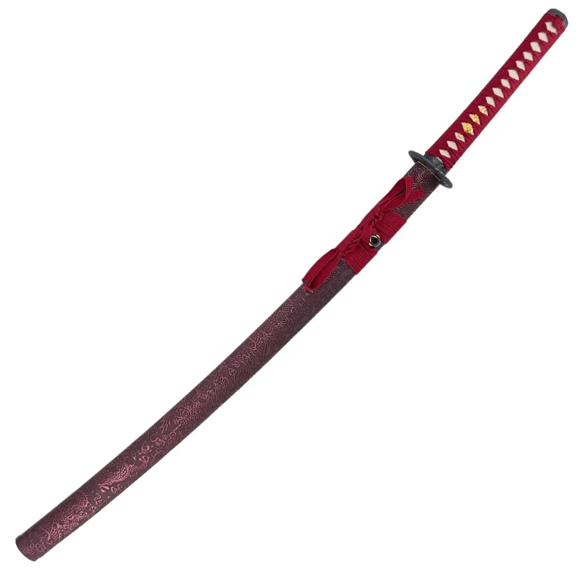 Katana funcional afilada roja