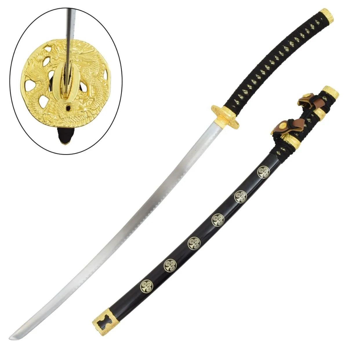 Katana tachi decorativo negro