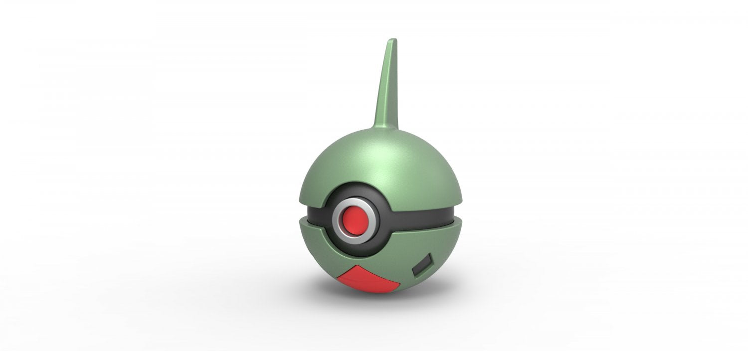 Imagen de Pokeball Artesanal Larvitar parte de nuestra colección en Espadas y más, sitio oficial. Esta imagen describe pokeball