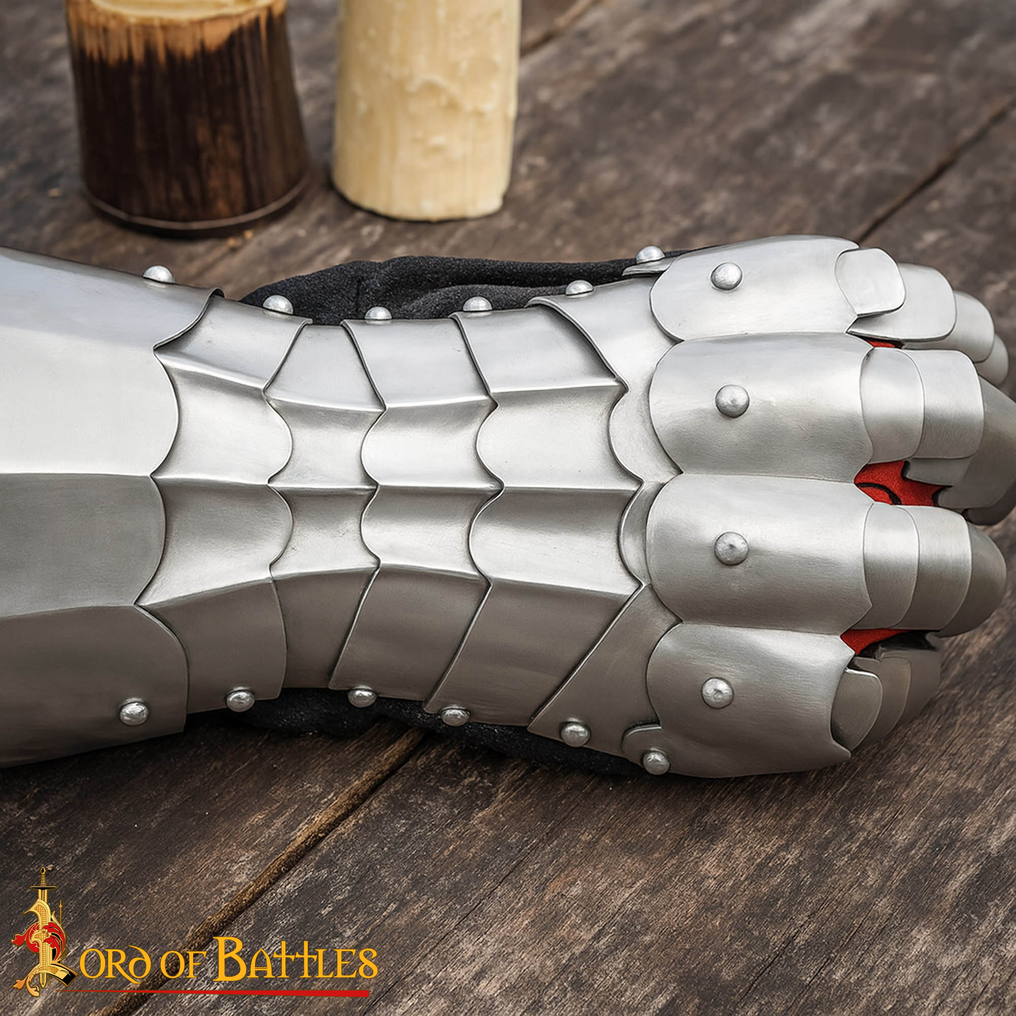 Guanteletes de Dedos Articulados de la Baja Edad Media del Siglo Xv - Imagen 8