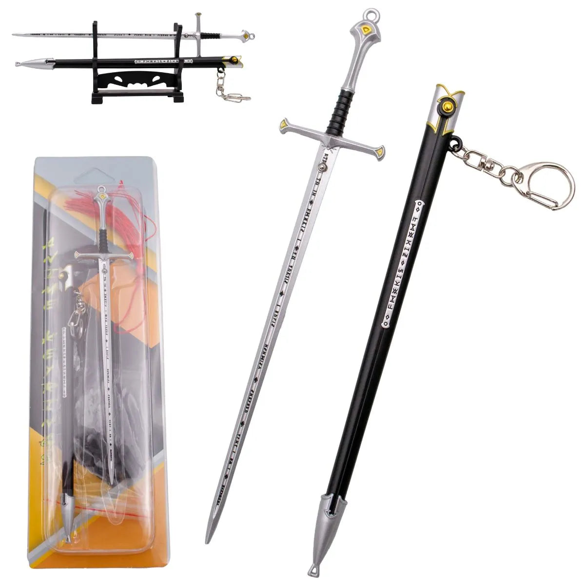 Llavero Espada Andúril Edición Especial con Sistema de Apertura