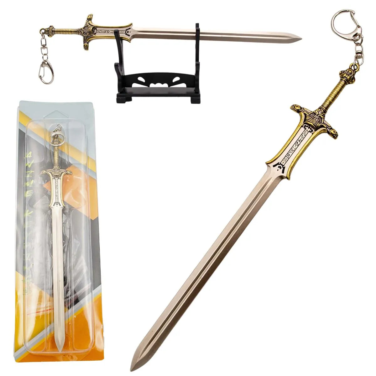 Llavero Espada de Conan el Bárbaro con Soporte