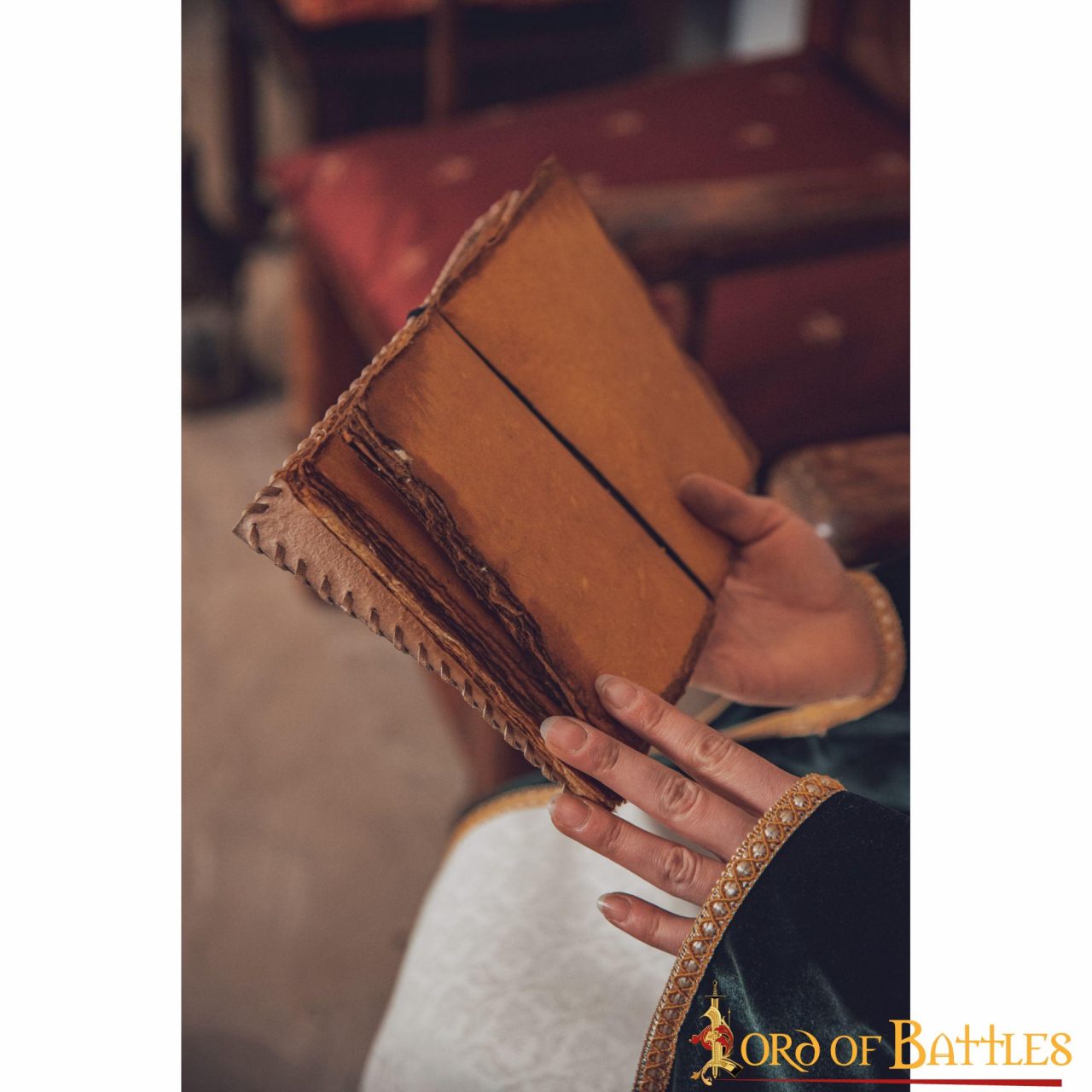 Diario de la Tierra Media Diario de Cuero Auténtico Hecho a Mano - Imagen 14