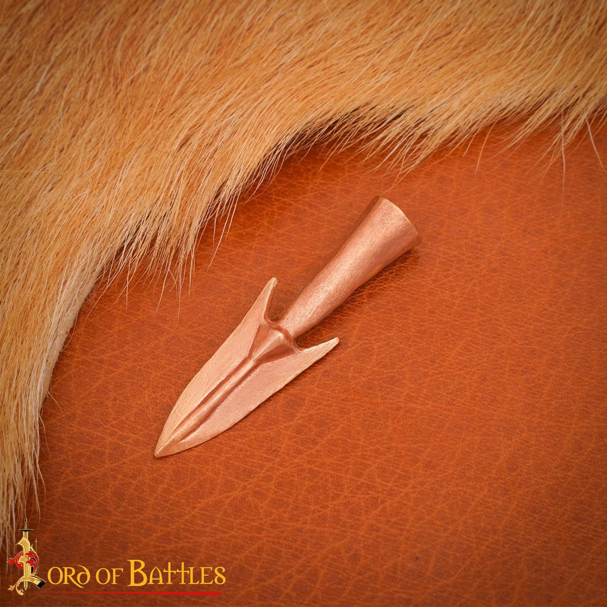 Punta de Flecha Romana de Bronce del Siglo I-iii Fundida a la Cera Perdida | 5,5 Cm - Imagen 1