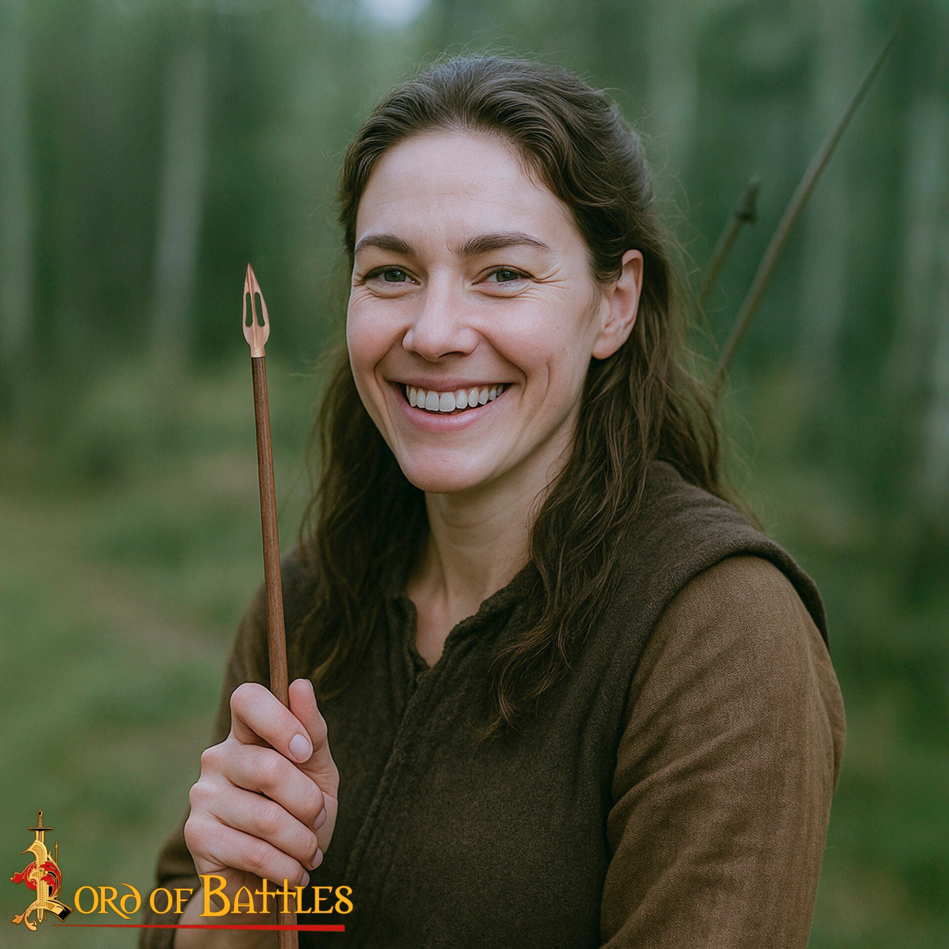 Punta de Flecha de Bronce Fundido a la Cera Perdida con Hoja Perforada Siglos Viii-v A.c. 3,5 Cm - Imagen 2