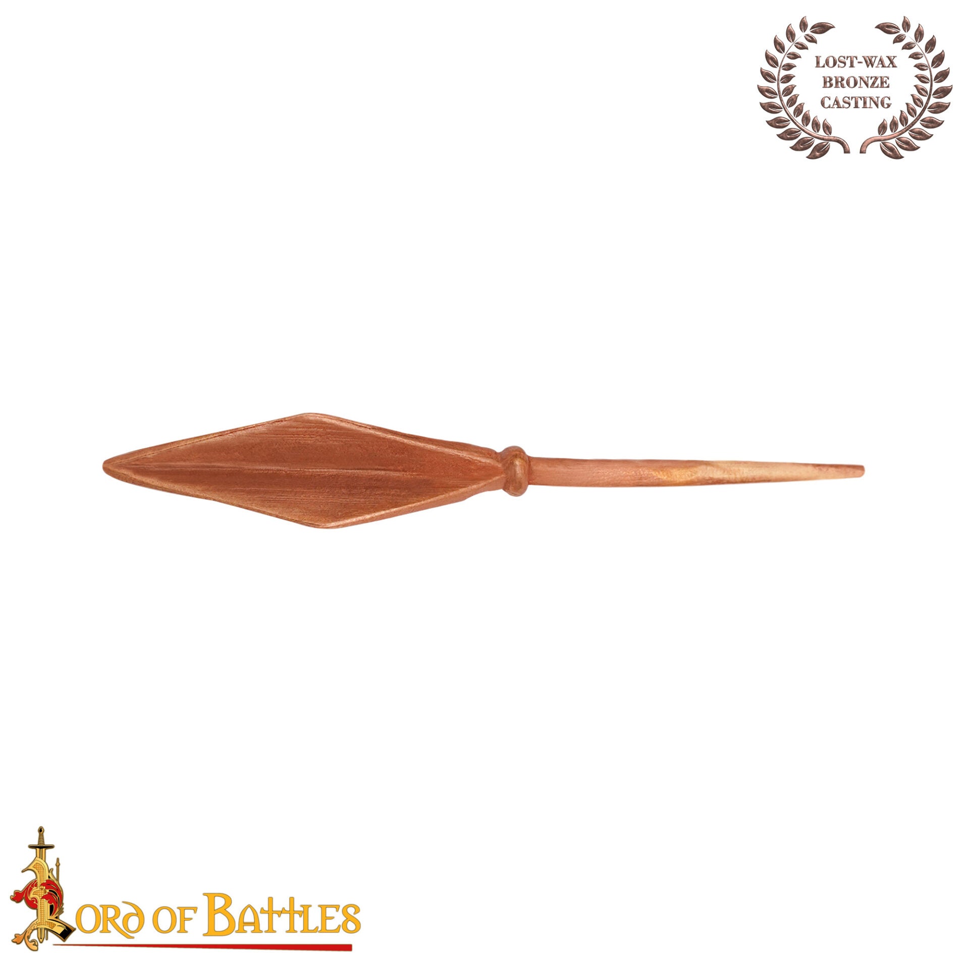 Punta de Flecha de Bronce Fundido a la Cera Perdida 6,5 Cm - Imagen 3