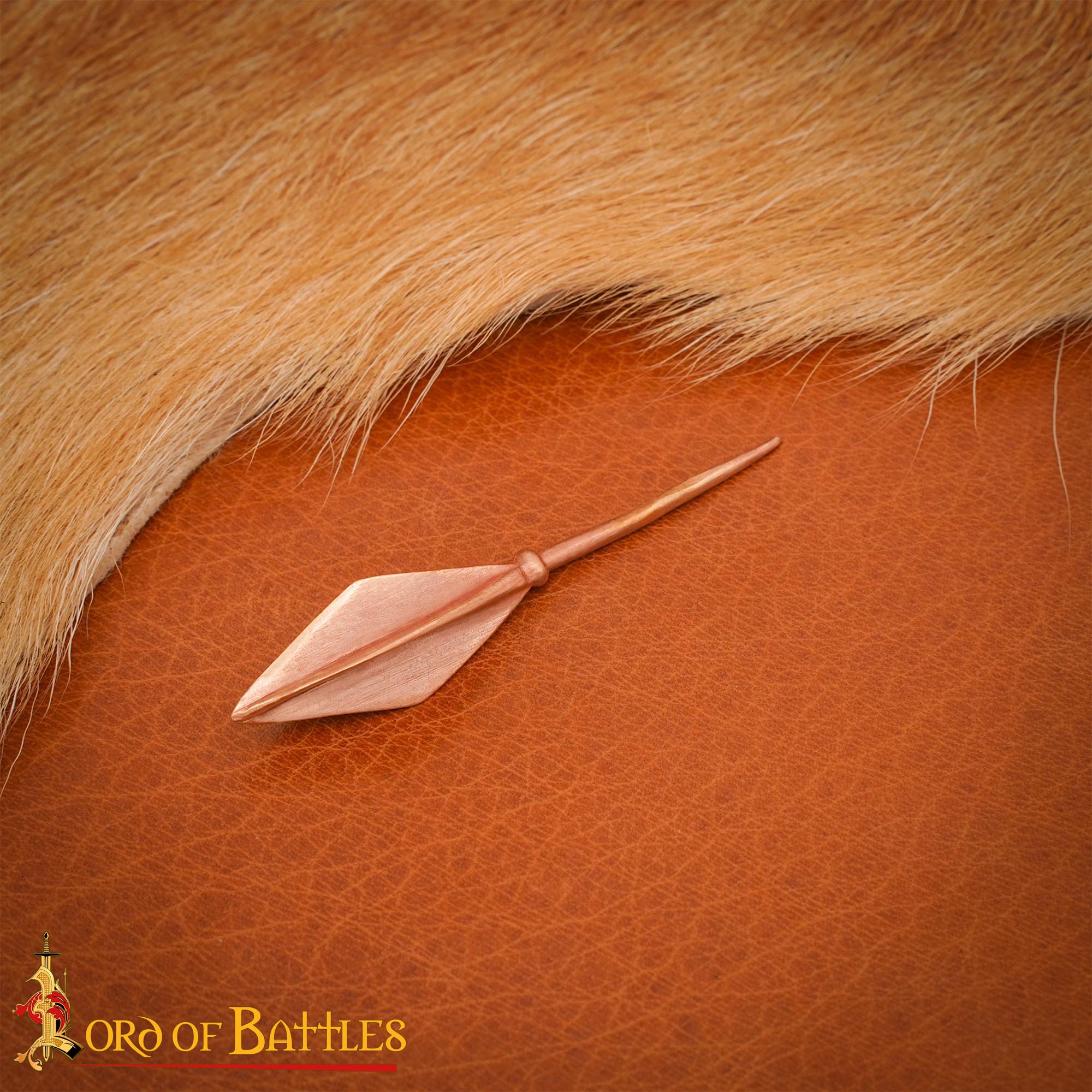 Punta de Flecha de Bronce Fundido a la Cera Perdida 6,5 Cm - Imagen 1