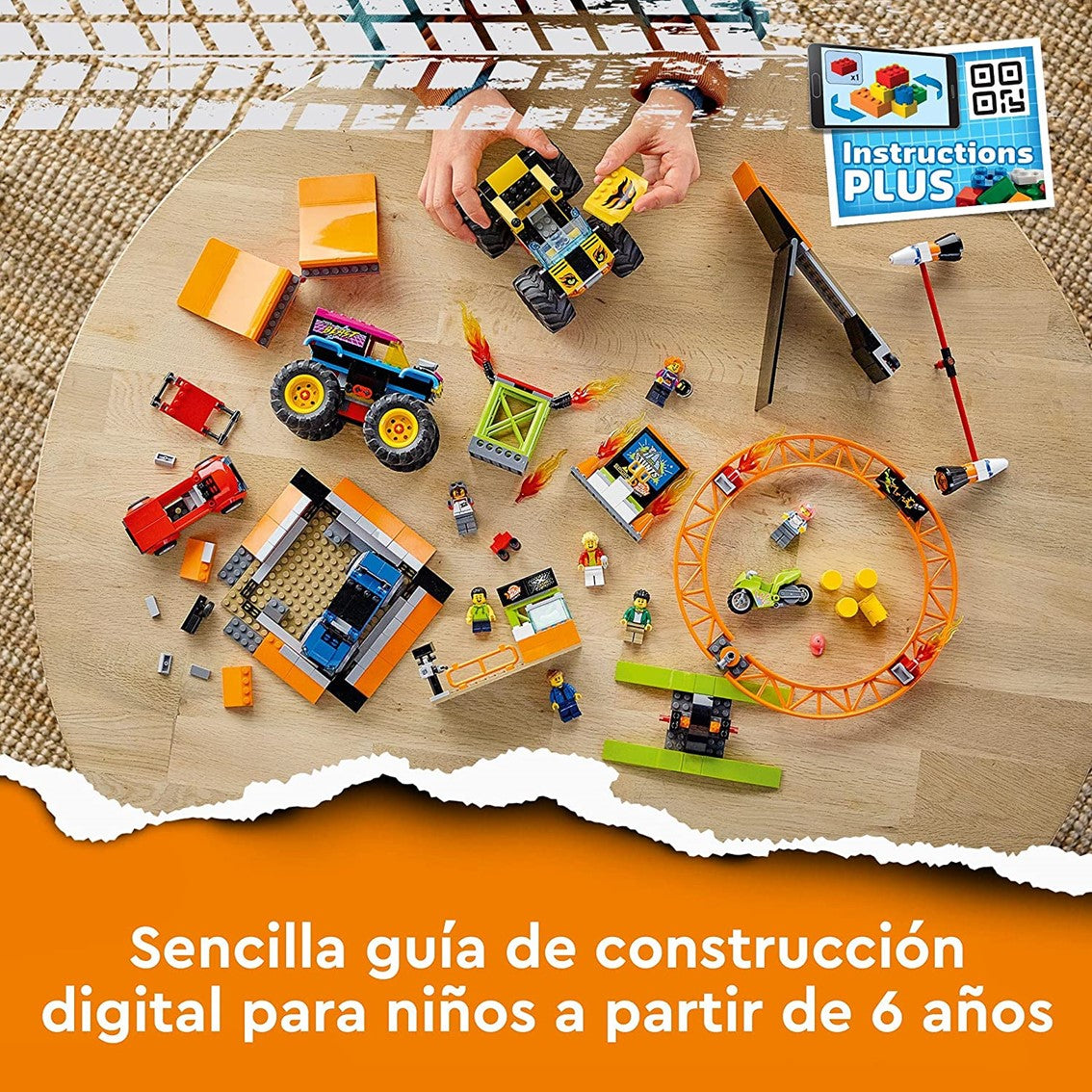 Imagen de LEGO CITY ESPECTÁCULO ACROBÁTICO ARENA parte de nuestra colección en Espadas y más, sitio oficial.