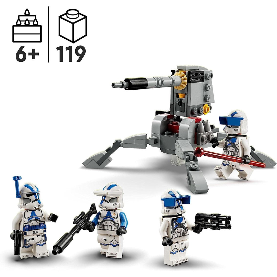 LEGO STAR WARS PACK DE COMBATE SOLDADOS CLON DE LA 501