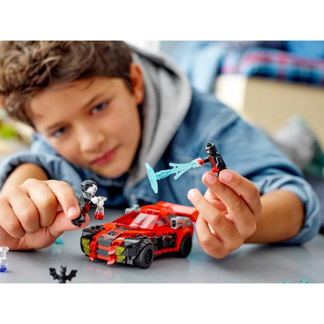 LEGO MARVEL SPIDERMAN MILES MORALES VS MORBIUS