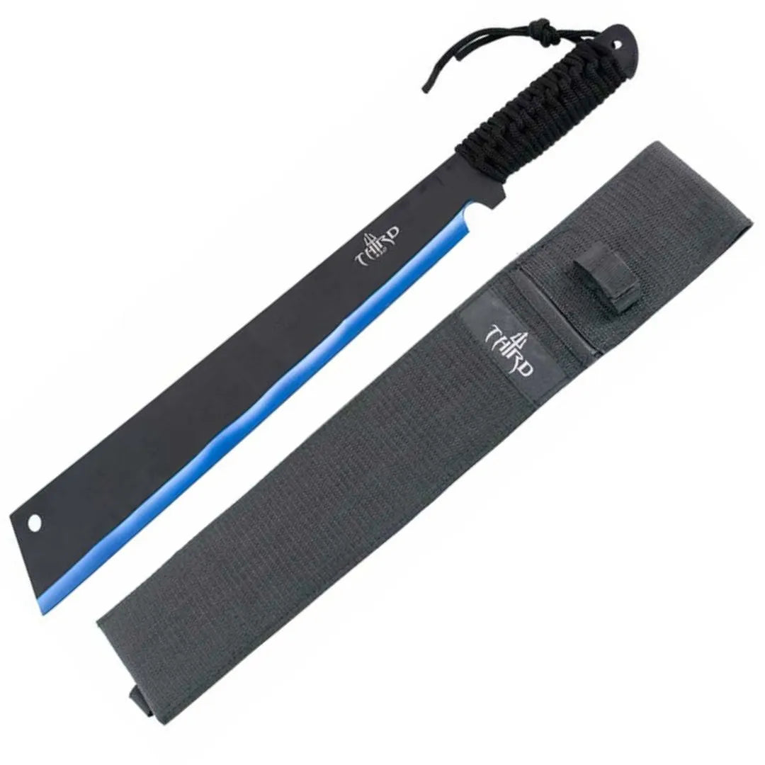 Imagen de Machete Cortacañas Acero Inox 38 Cm Third Ref. H0067bl parte de nuestra colección en Espadas y más, sitio oficial. Esta imagen describe Machete