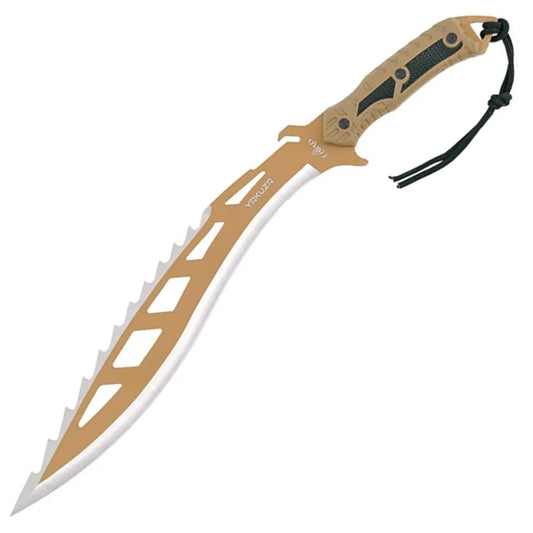 Machete Cortacañas Yakuza Acero Inox 39,5 Cm Third Hoja Marrón