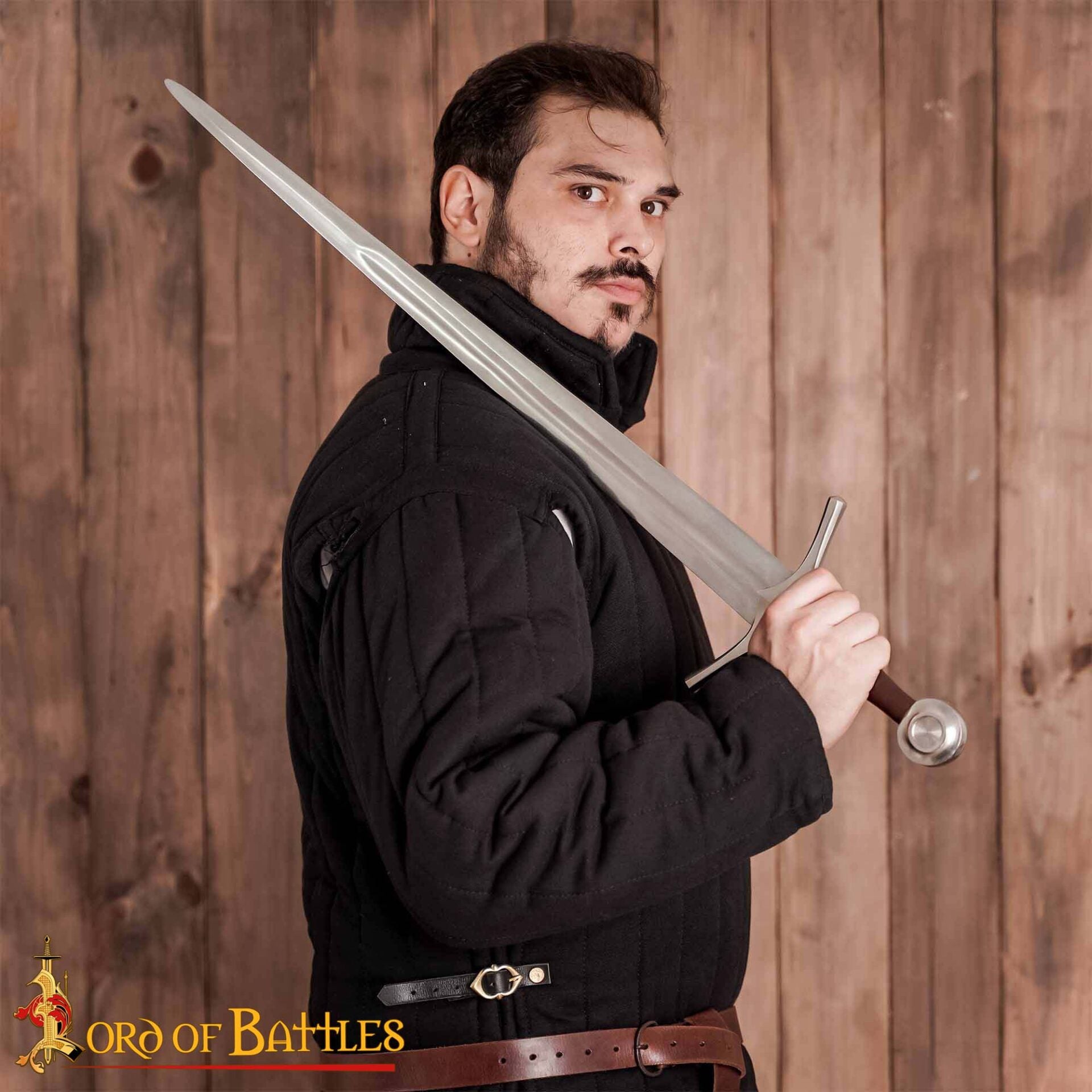 Hoja Medieval Tipo Xvi de Tipología Oakeshott Templada con Vaina de Cuero - Imagen 5