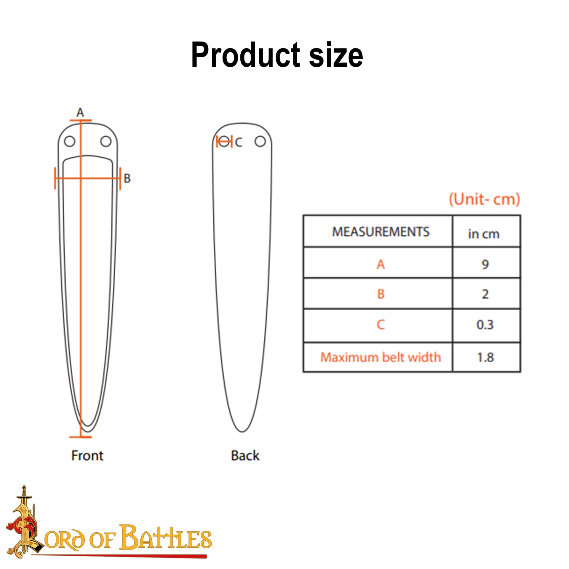 Cinturón de Latón Macizo con Nudos Celtas Chape Accesorio Funcional para Ropa - Imagen 4