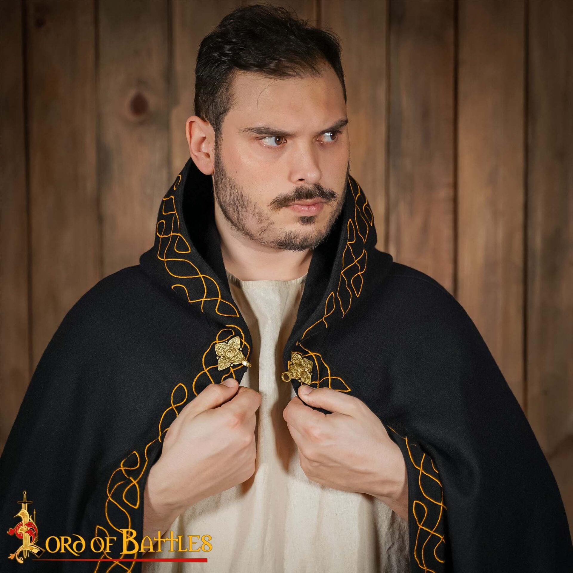 Broche de Latón Fundido para Caftán o Capa Vikinga / Rusa Histórica - Imagen 6