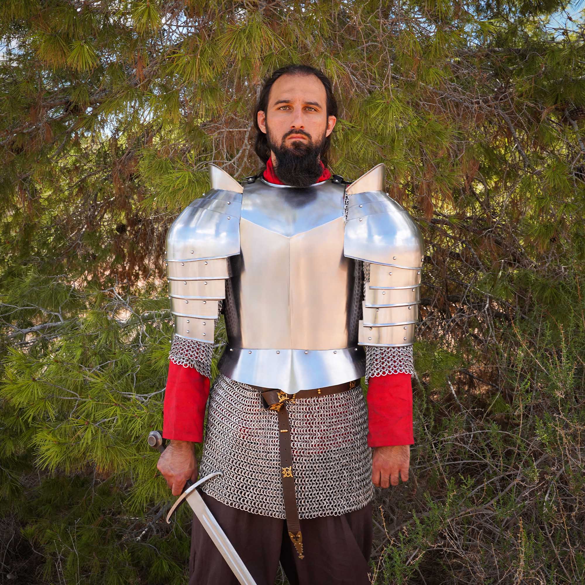 Coraza de Caballero Medieval con Pañuelos - Imagen 1