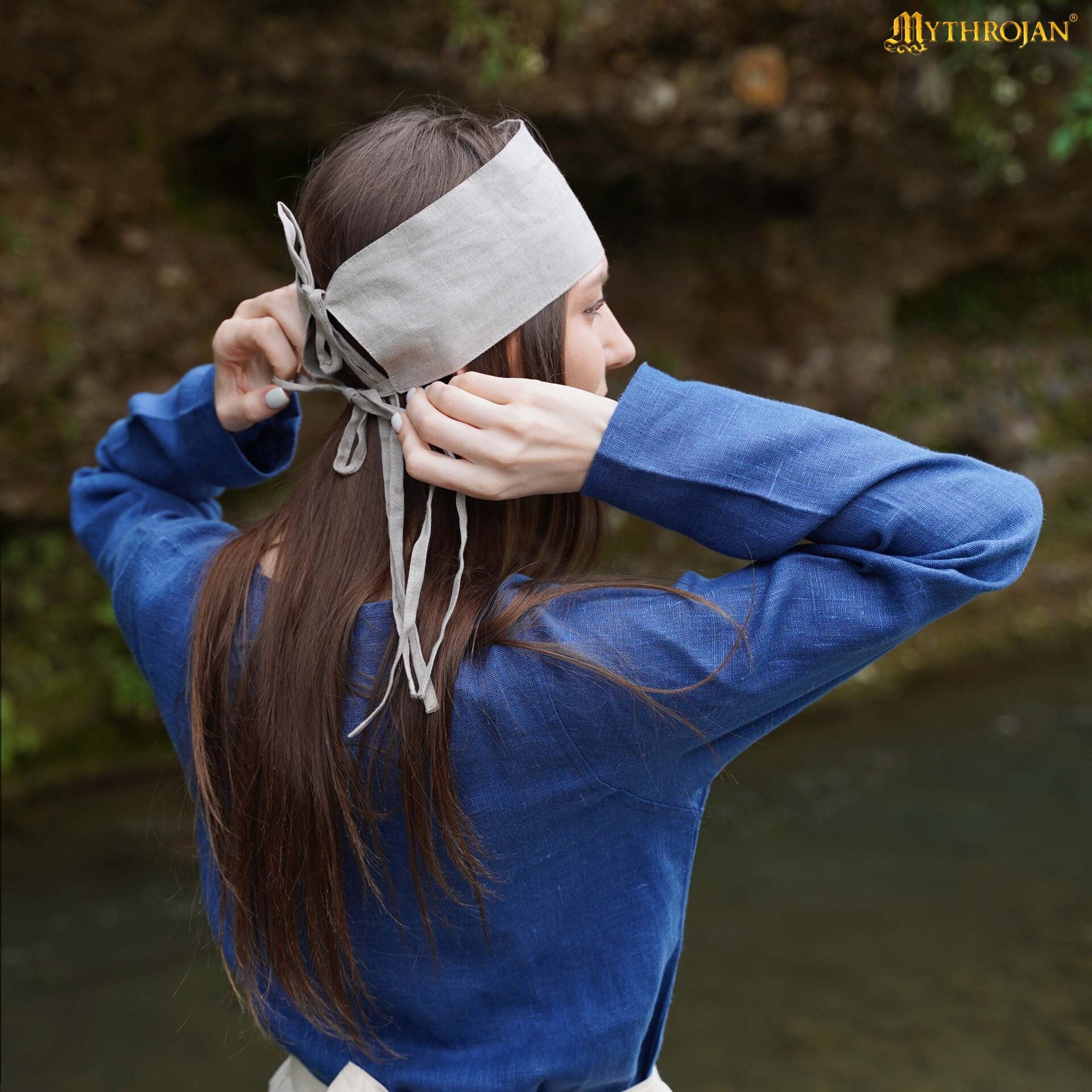 Cinta Medieval de Lino - Cinta de Lino 100% Natural - Imagen 6