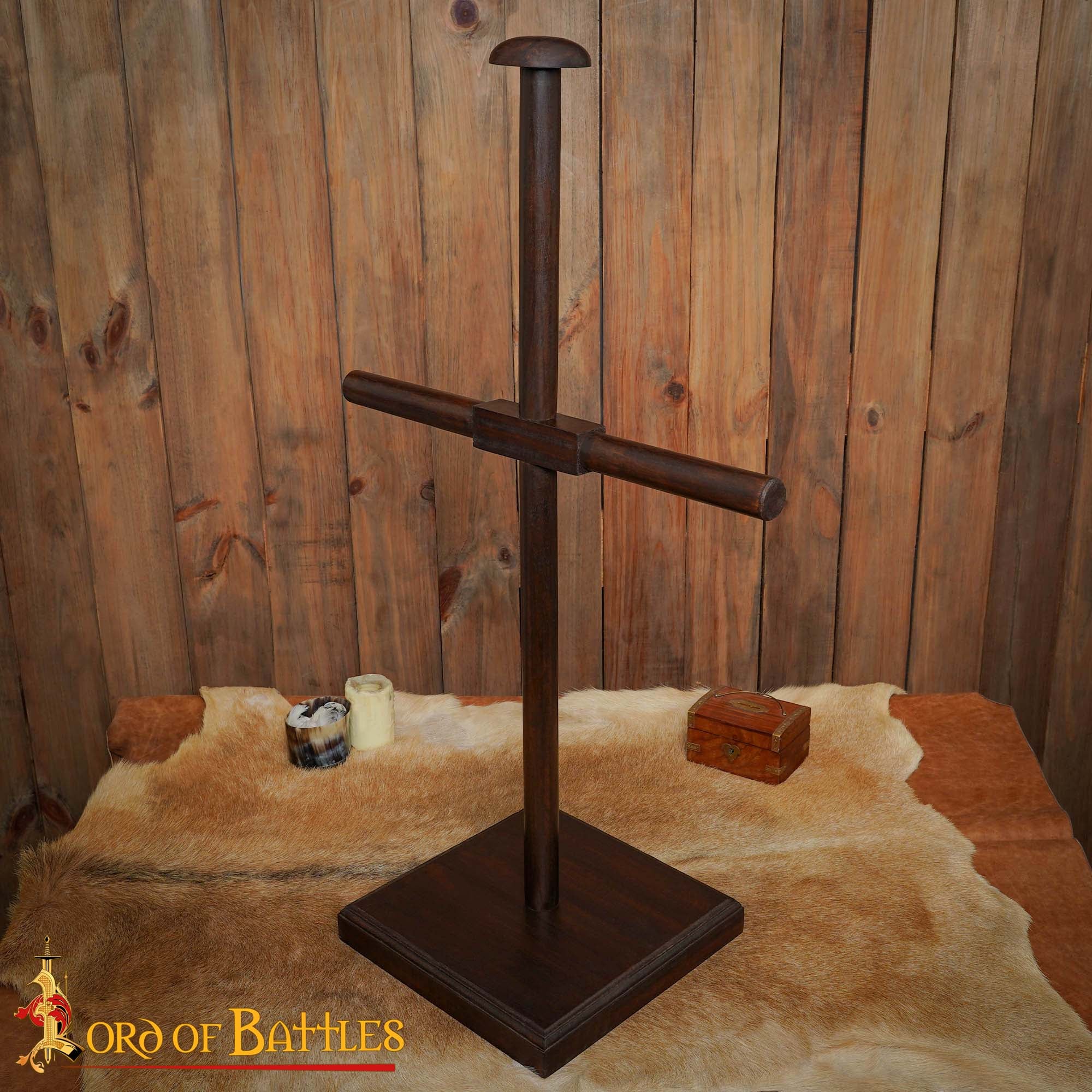 Soporte para Armadura de Madera Auténtica - Imagen 7