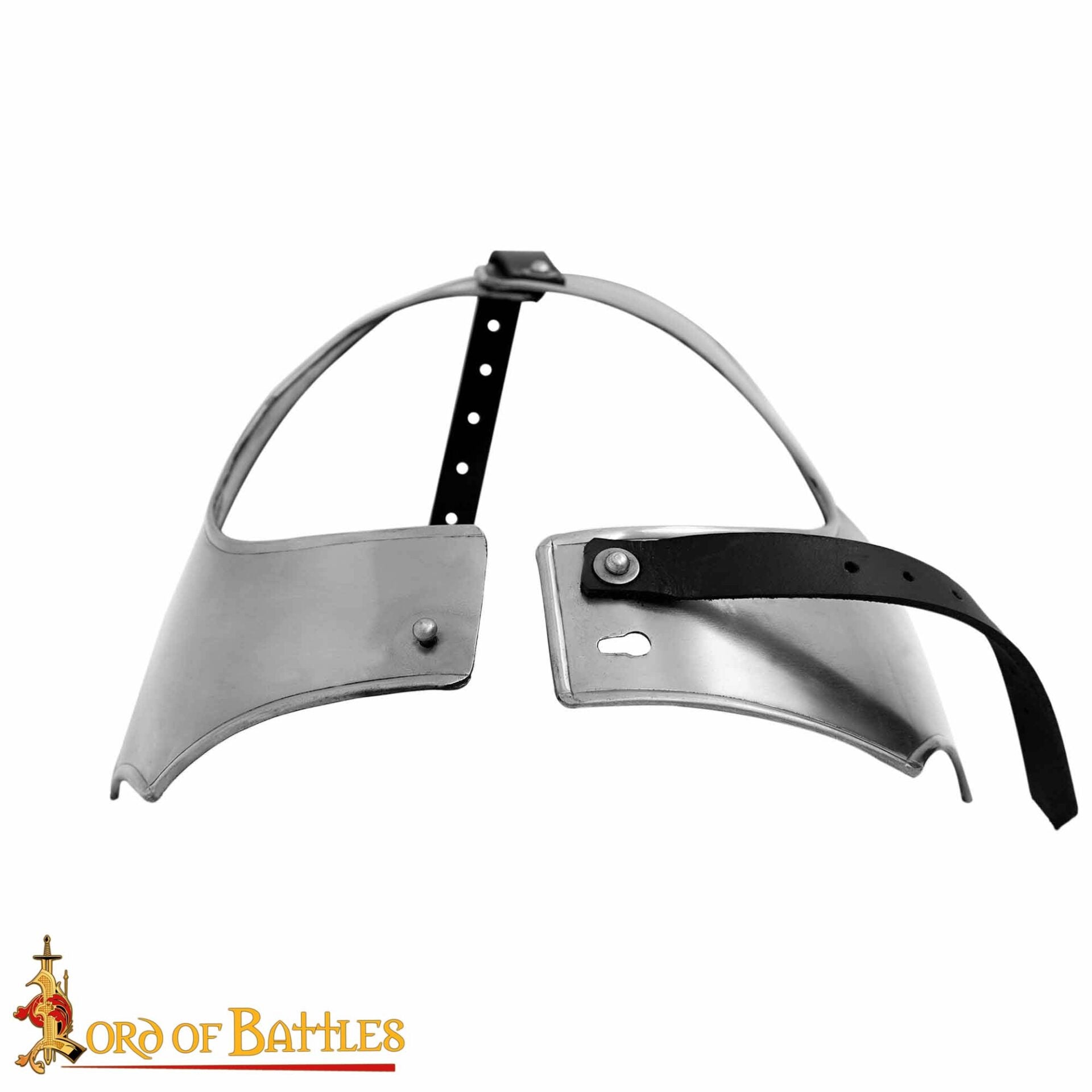 Gorget de Acero Medieval de Caballero Vengador - Imagen 4