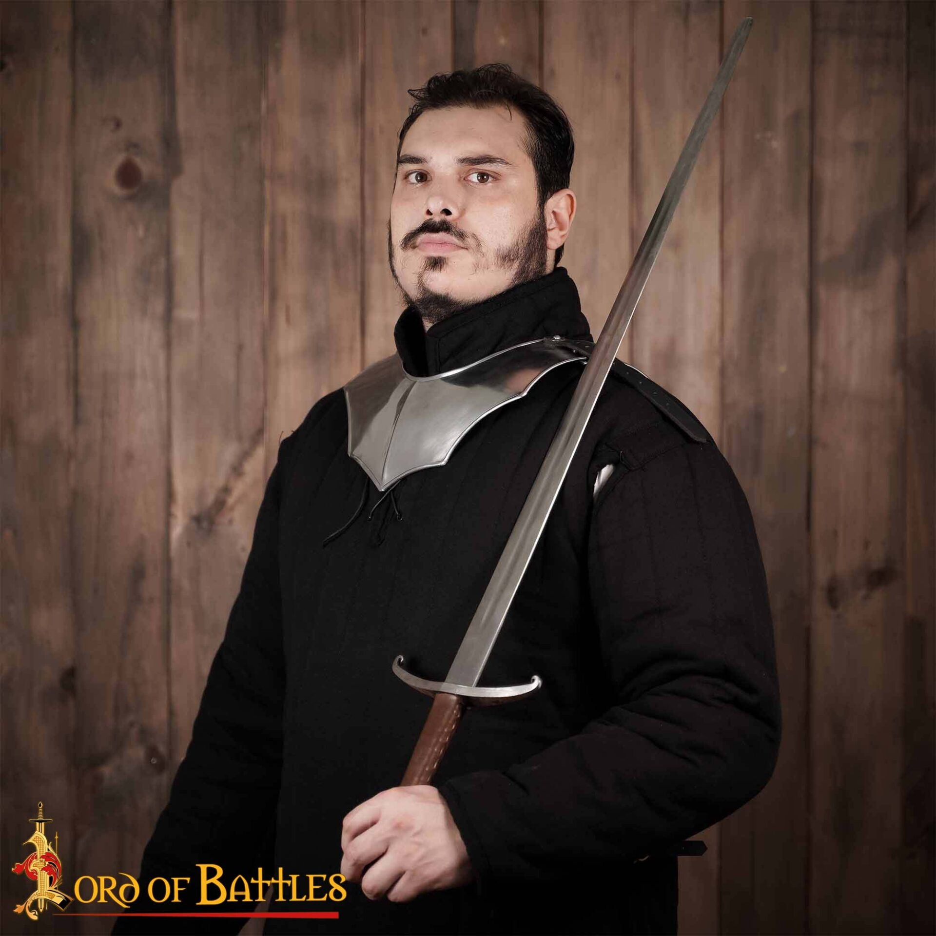 Gorget de Acero Medieval de Caballero Vengador - Imagen 5