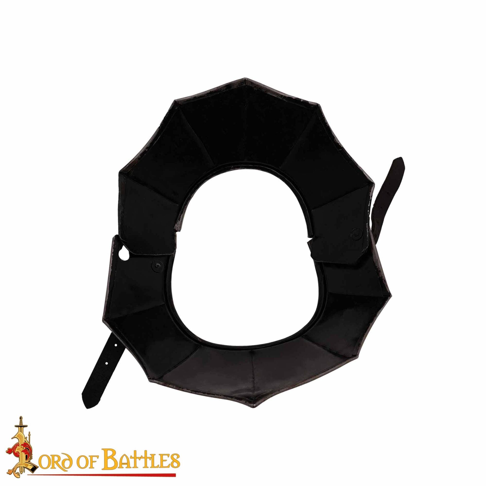 Gorget Caballero Gótico con Bordes Estriados y Diseño de Cuerda Calibre 16 - Imagen 8