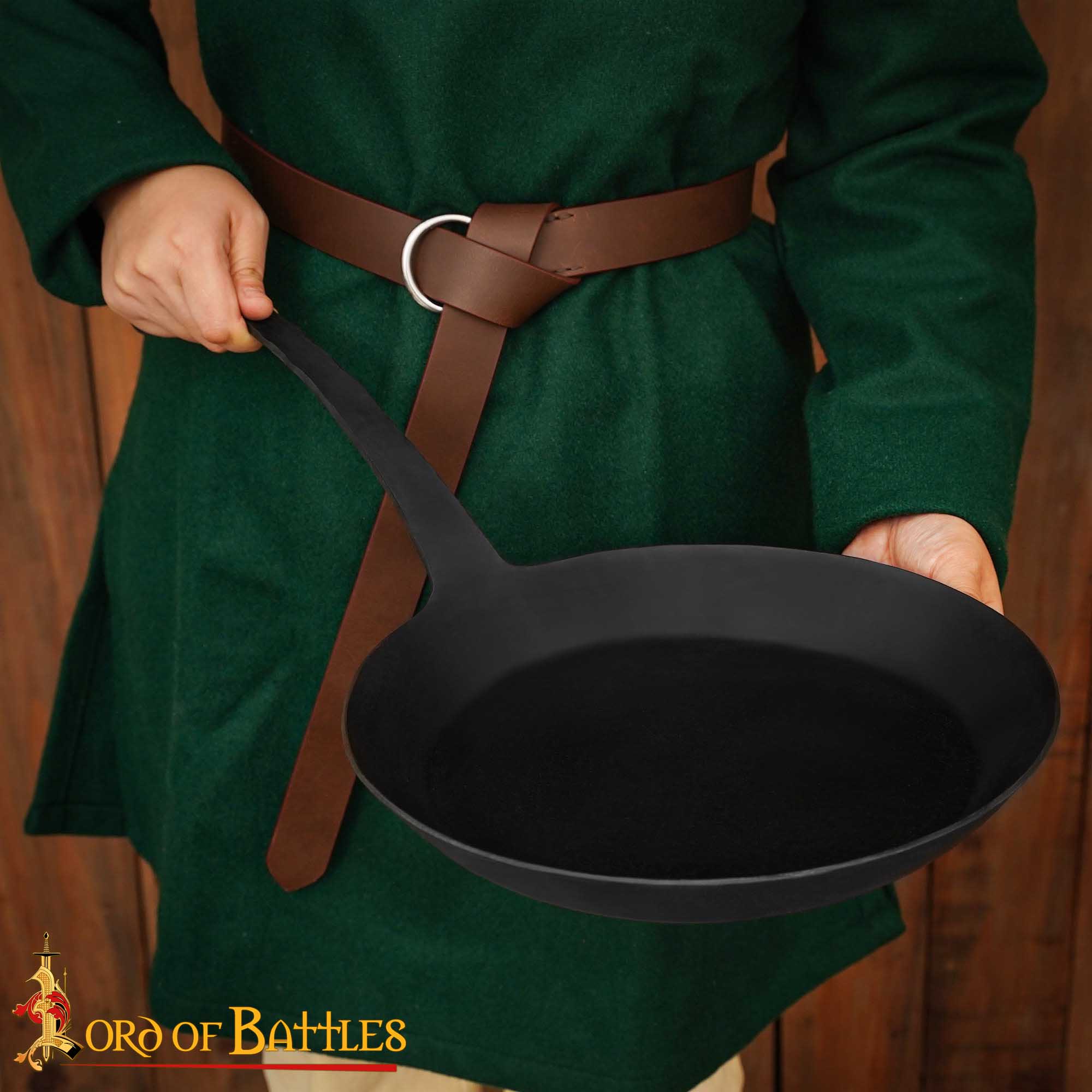 Sartén de Hierro Forjado a Mano -larp - Imagen 1