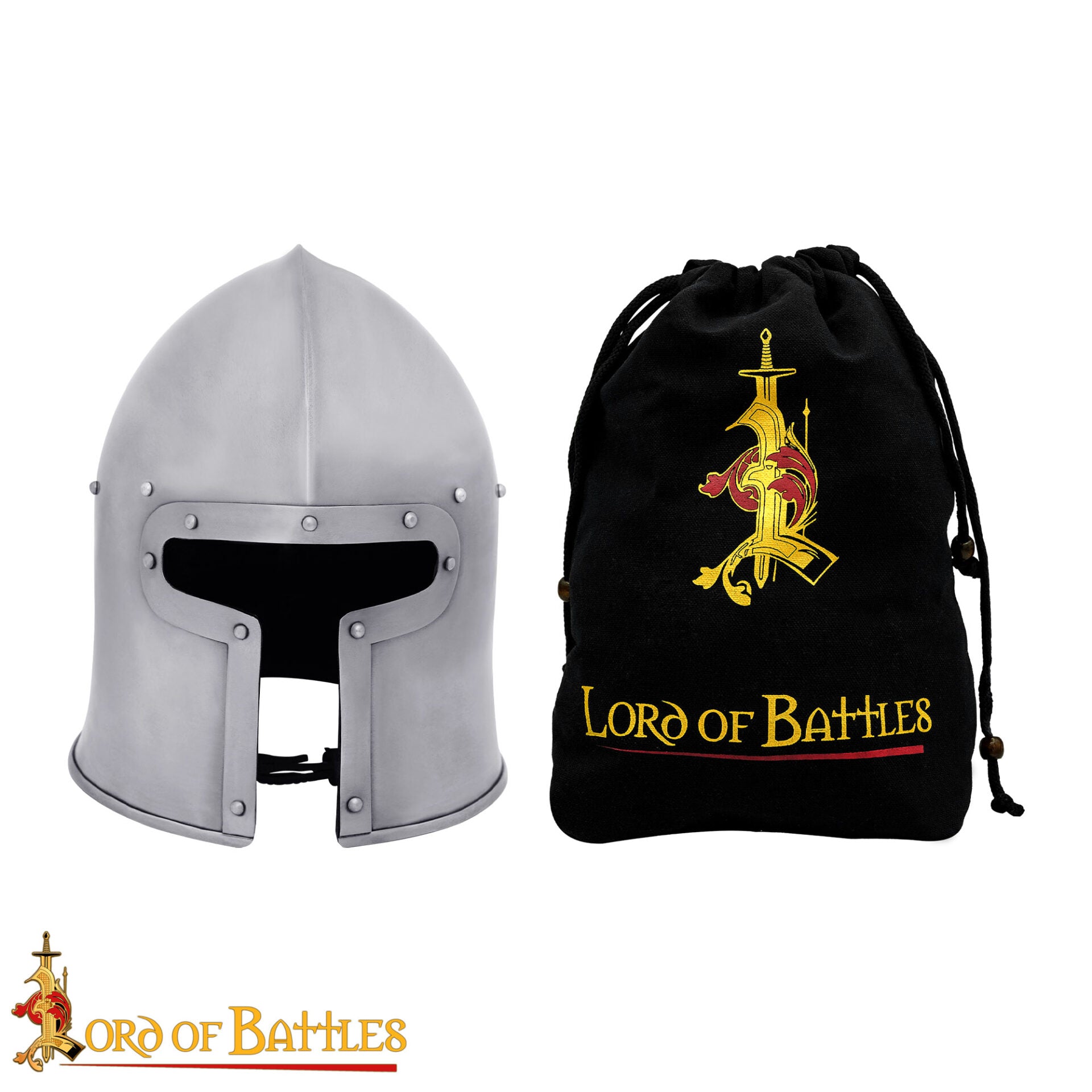 Casco Barbute Italiano del Siglo Xv Calibre 16 - Imagen 4