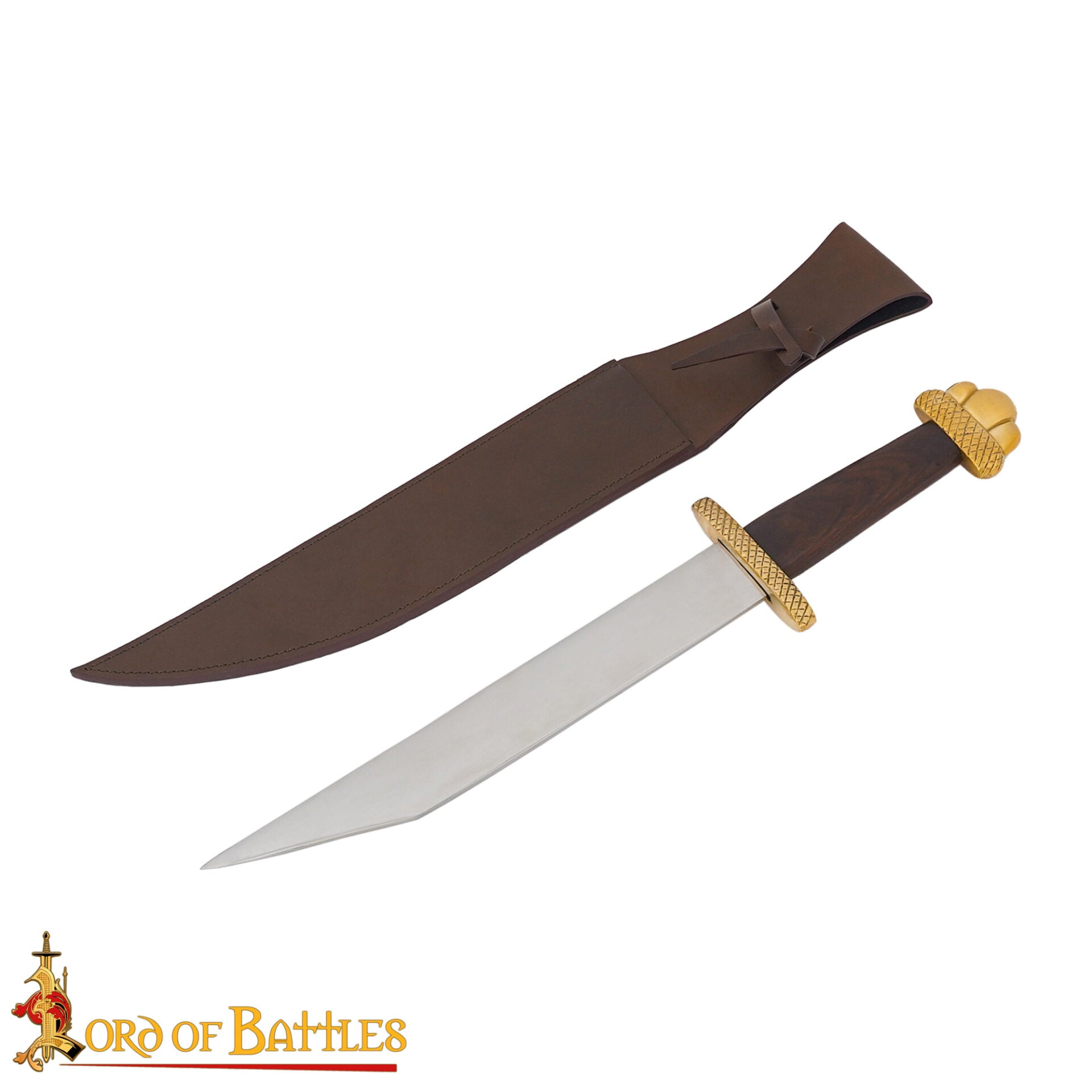Daga Vikinga Seax con Vaina de Cuero - Imagen 4