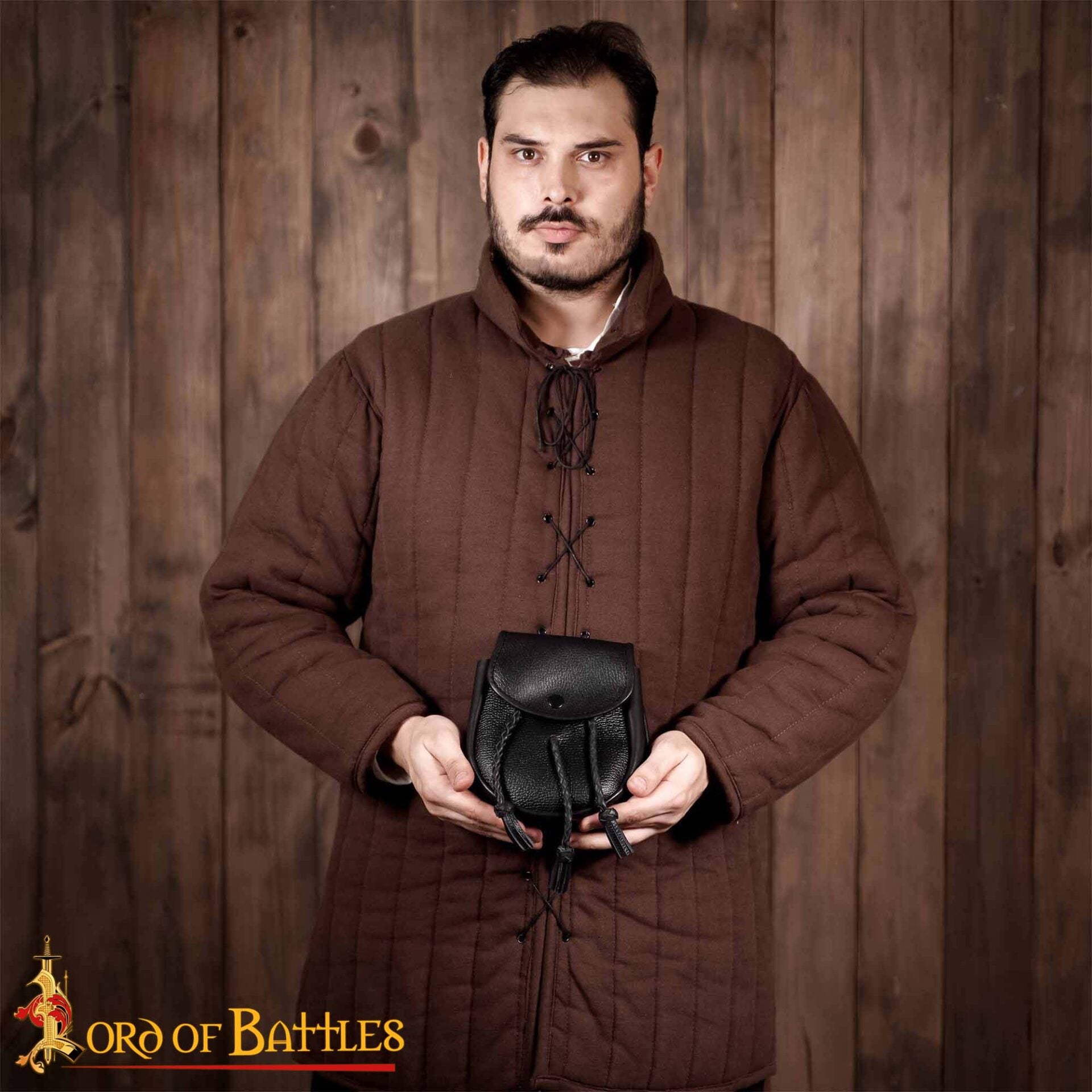 Sporran Medieval con Borlas Trenzadas Hecho a Mano de Cuero Genuino - Imagen 8