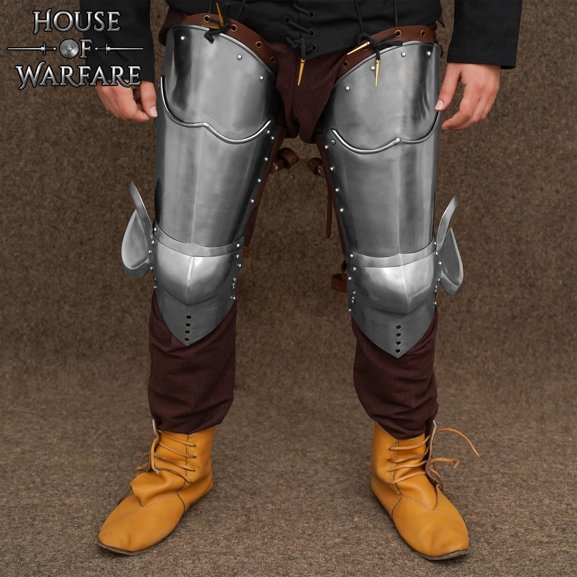 Set de Armadura Medieval - Cuisse, Poleyn & Greave - Imagen 2