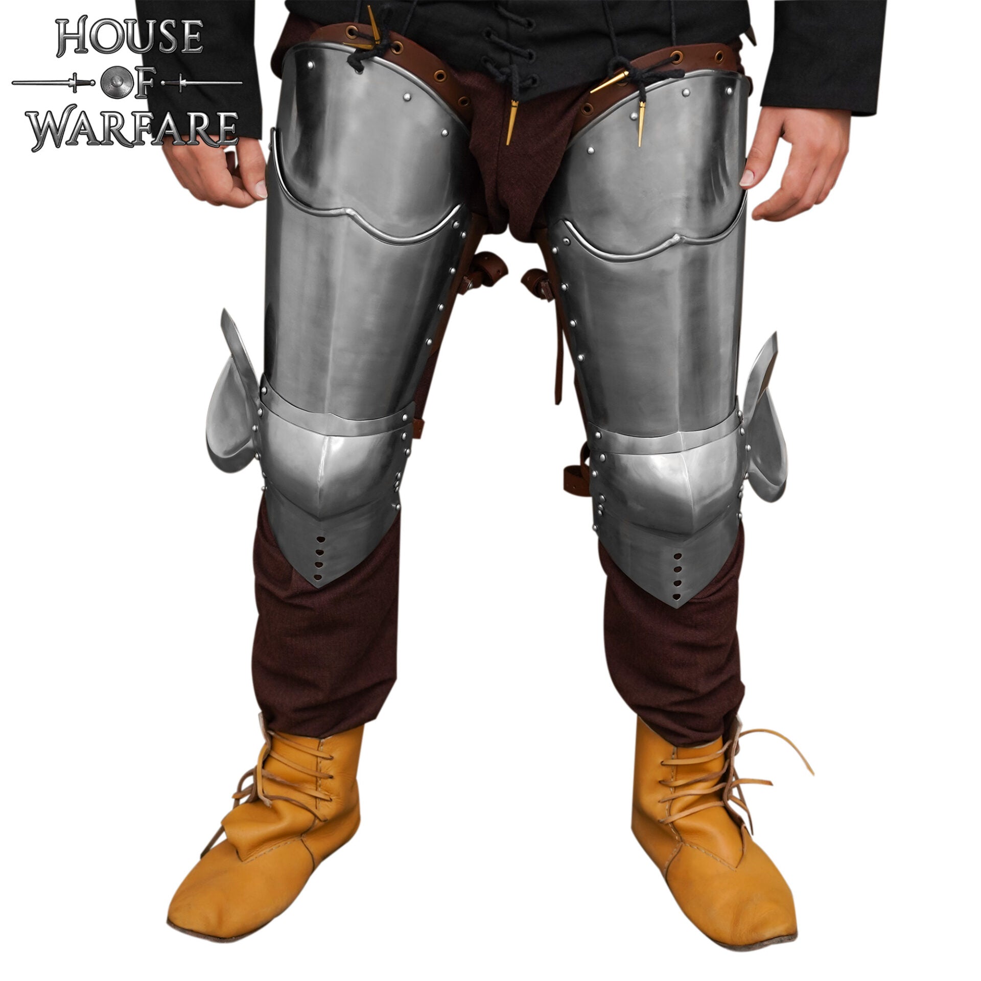 Set de Armadura Medieval - Cuisse, Poleyn & Greave - Imagen 4