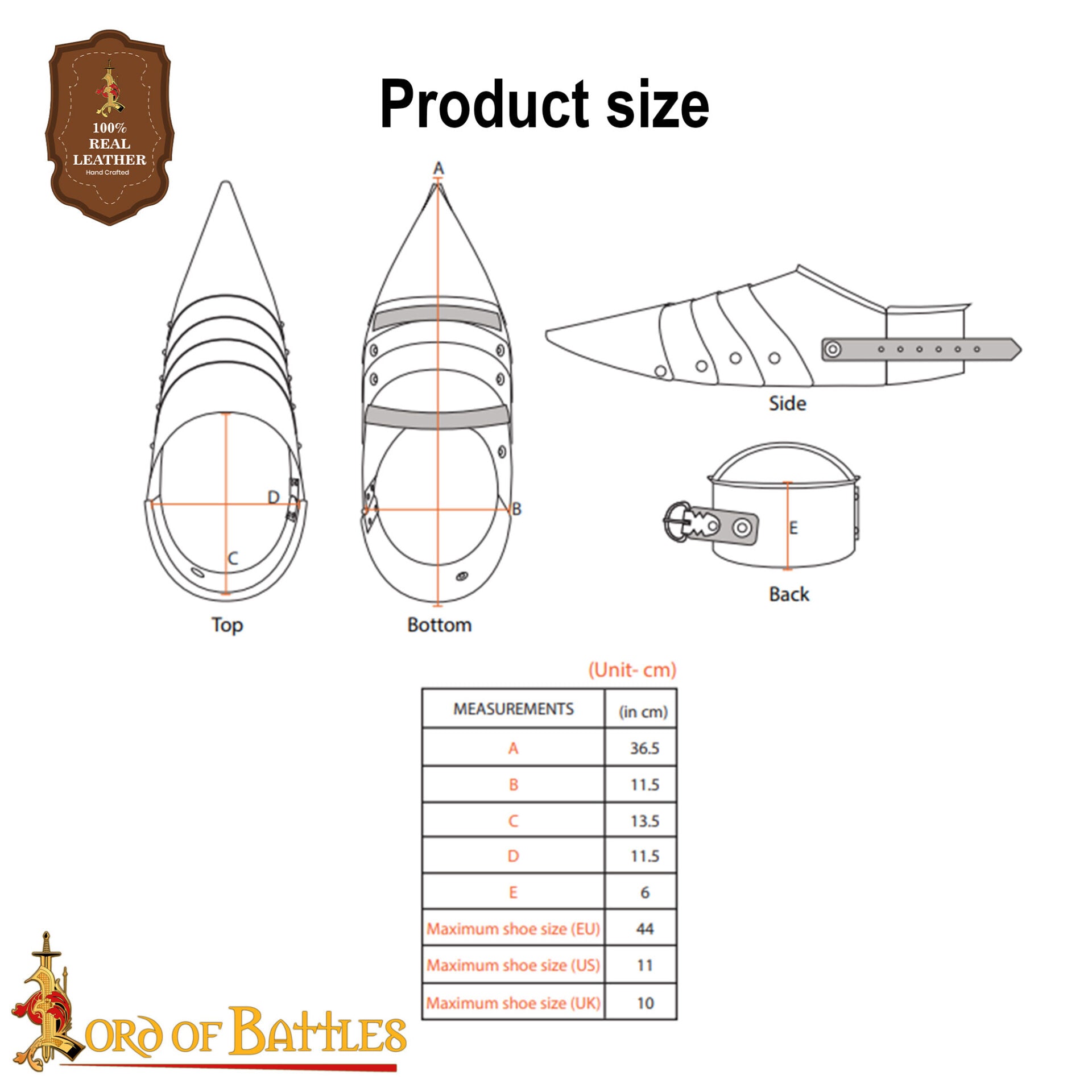 Armadura de Pie de Caballero Sabatón de los Siglos Xiv a Xv - Imagen 3