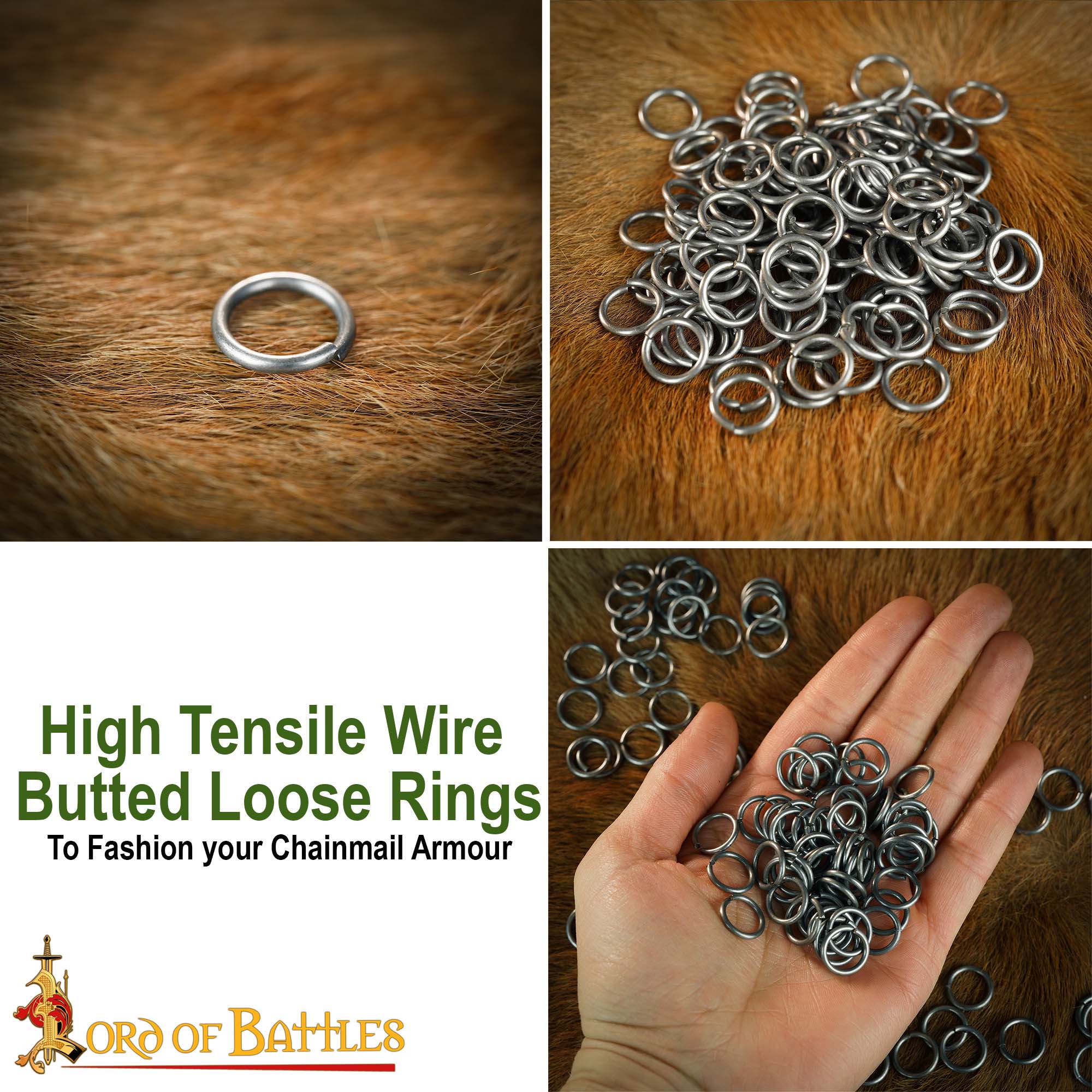 Anillos Sueltos - Alambre de Acero Dulce de Alta Resistencia a la Tracción, Conificado, 9 Mm - Paquete de 1 Kg - Imagen 8