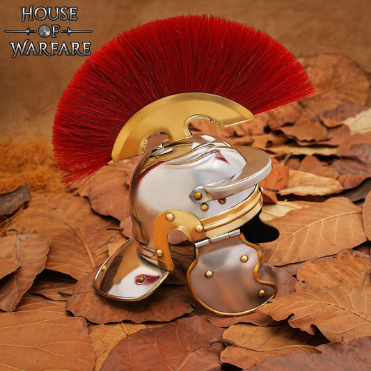Mini Yelmo Legionario Romano con Expositor de Madera - Imagen 2
