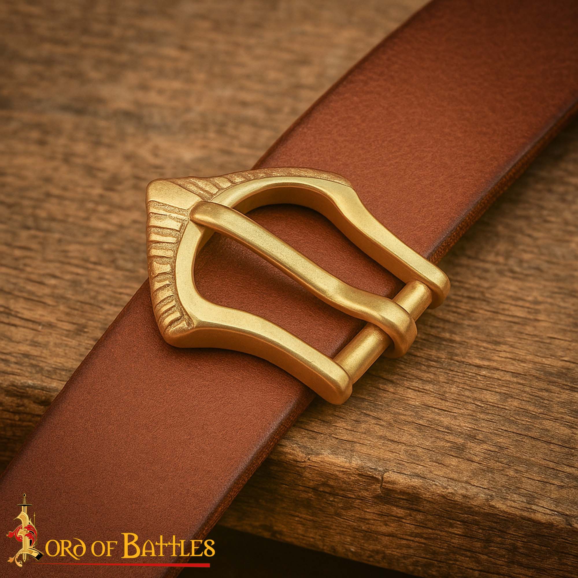 Hebilla Medieval Pequeña de Latón para Cinturón - Lote de 5 - Imagen 2