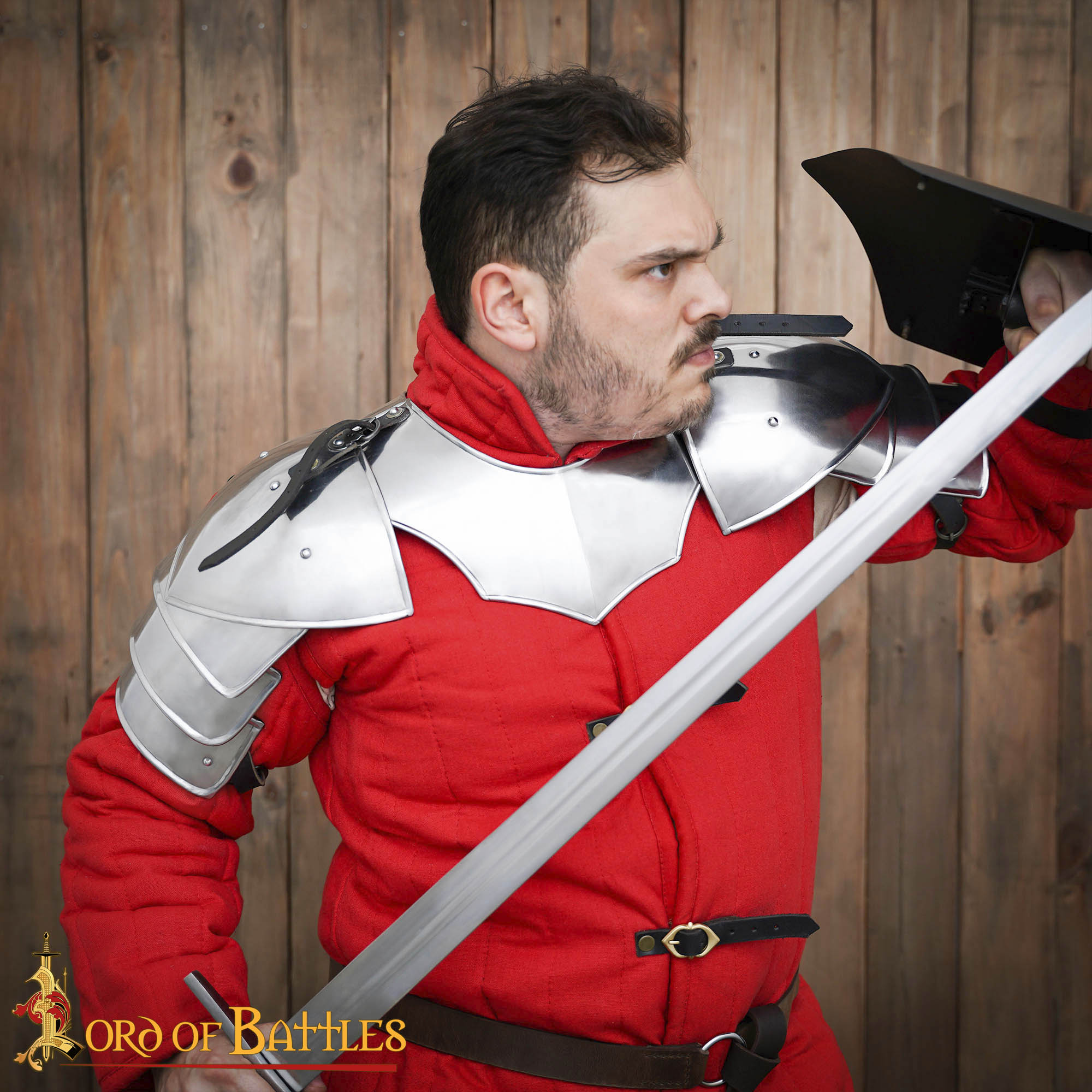 Medieval Fantasy Soldado Pauldrons - Imagen 6