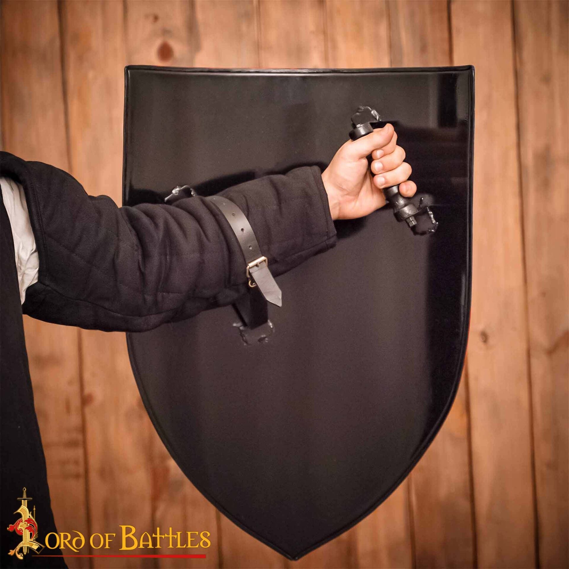 Escudo Edward con Diseño de Flor - Acero Dulce Pintado Calibre 18 - Imagen 6