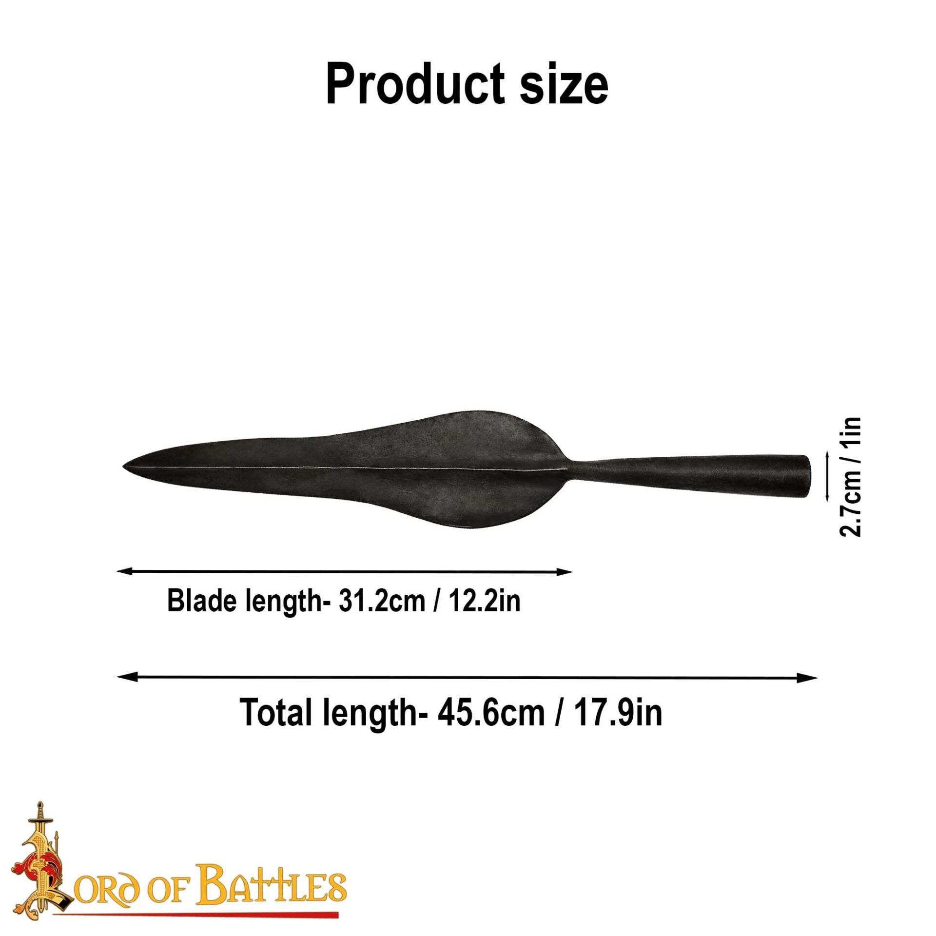 Punta de Lanza Forjada a Mano - Imagen 3