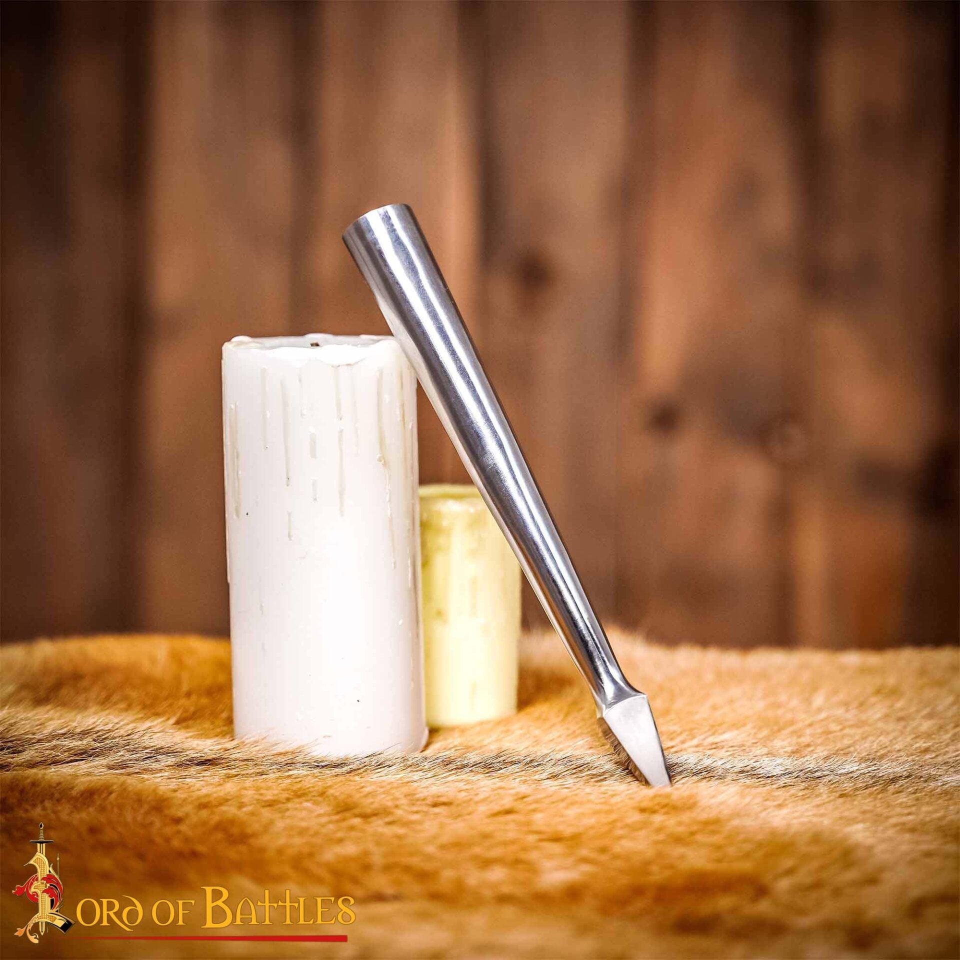 Cabeza de Lanza Triangular Medieval, Punta de Lanza de Acero para Larp y Coleccionistas - Imagen 2