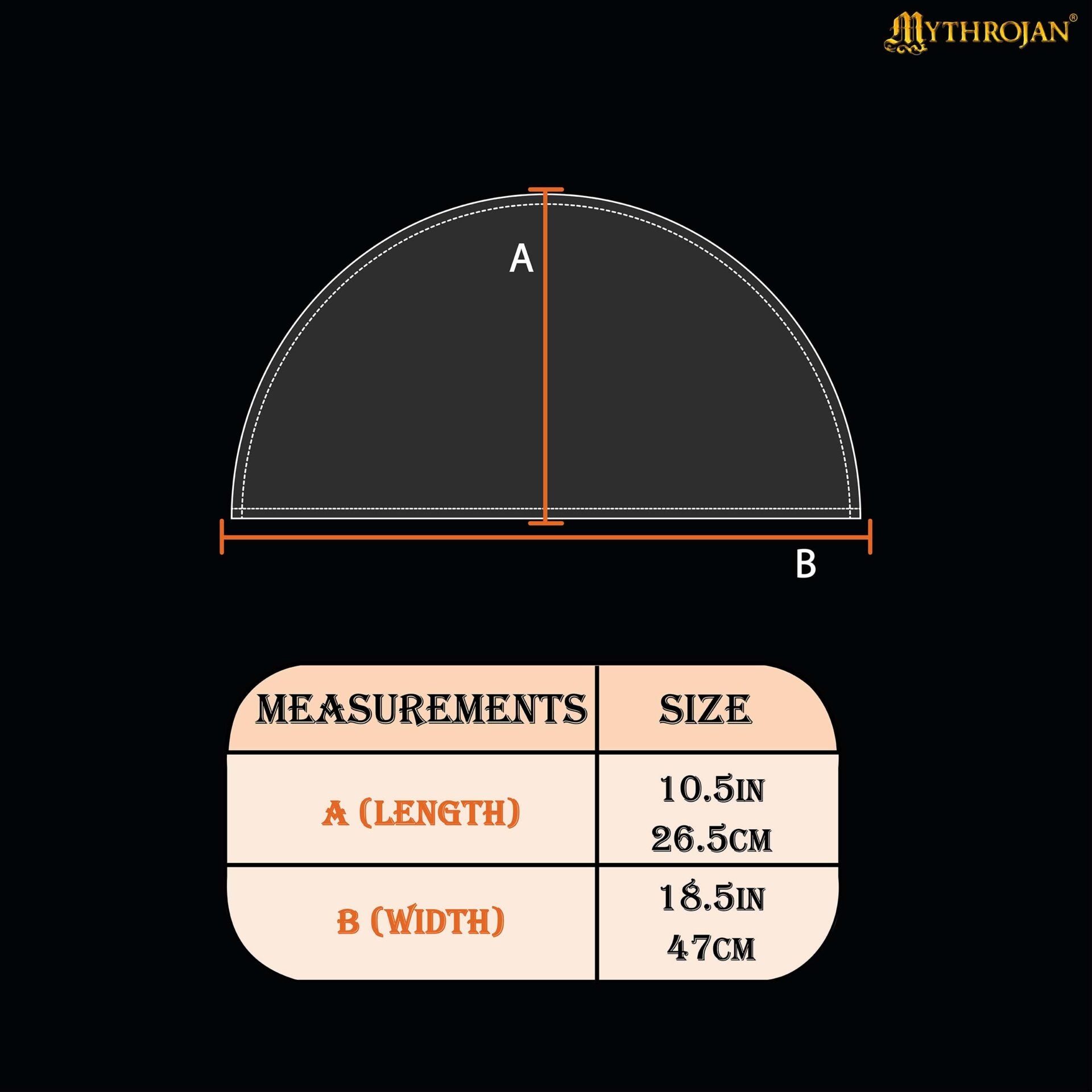 Medieval Linen Half-moon Wimple - Cubrecabeza de Lino 100% Natural - Imagen 3