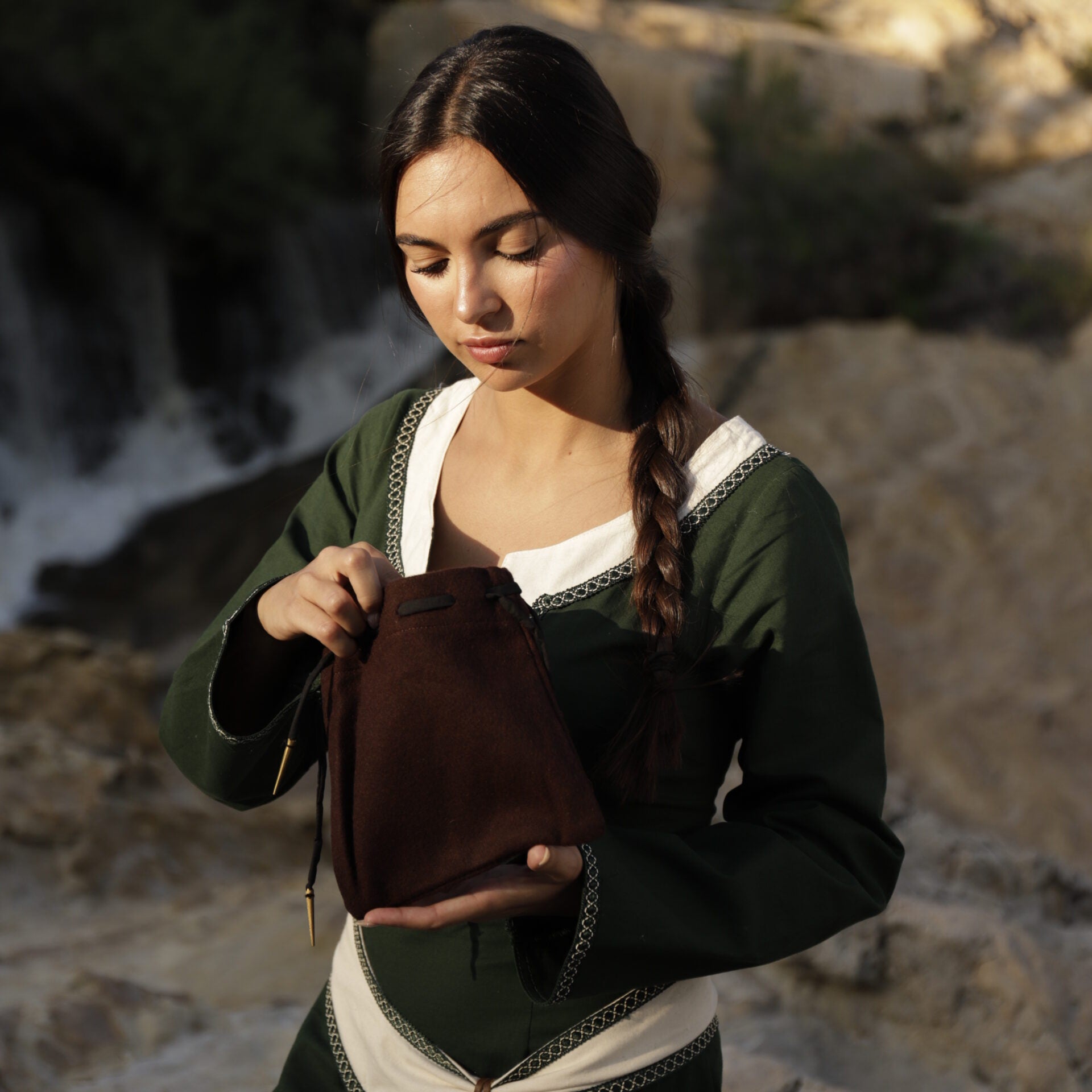 Bolsa de Lana con Cordón del Mercader Medieval - Discontinued - Imagen 8