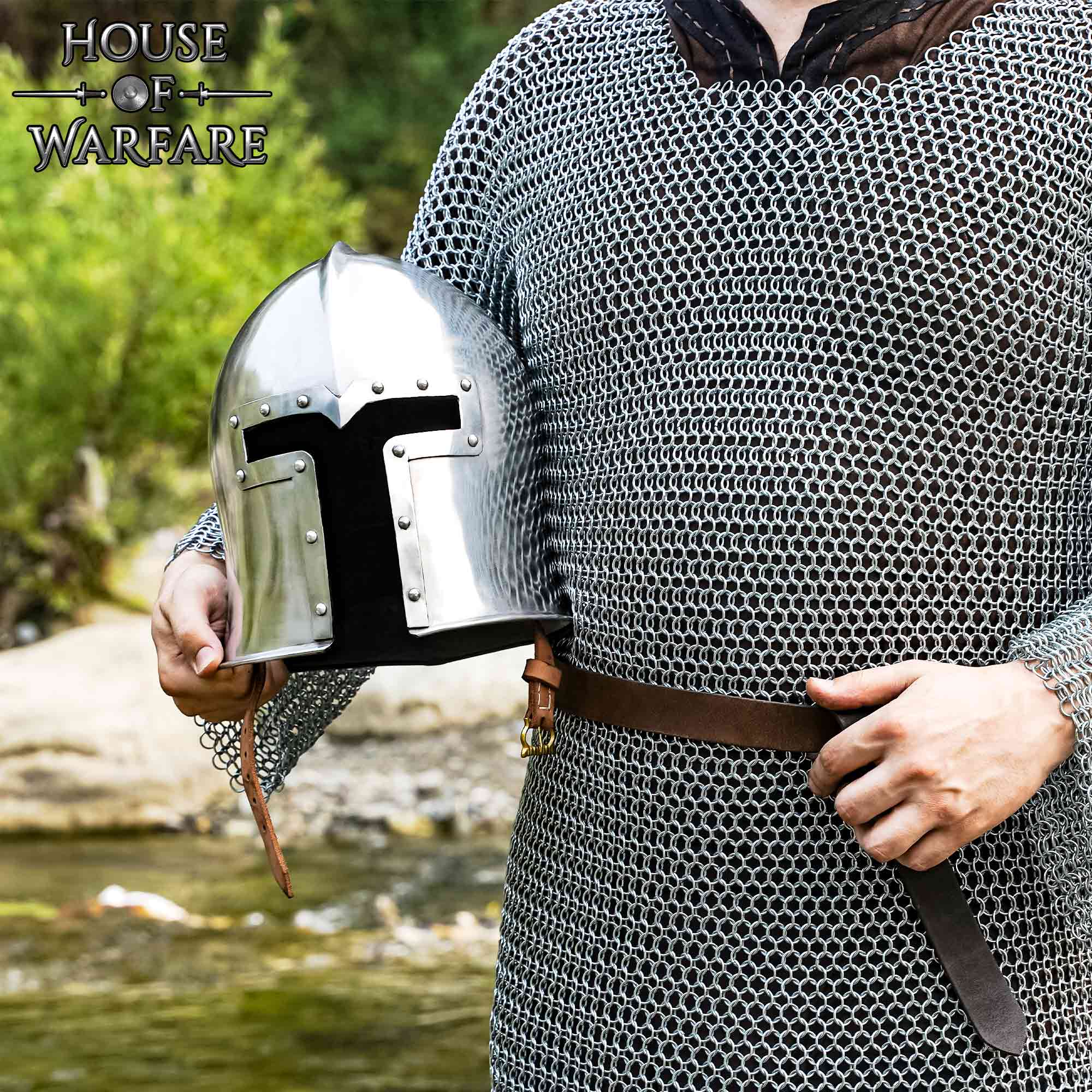 Casco de Barbudo Italiano del Siglo Xv, Calibre 18 - Imagen 2