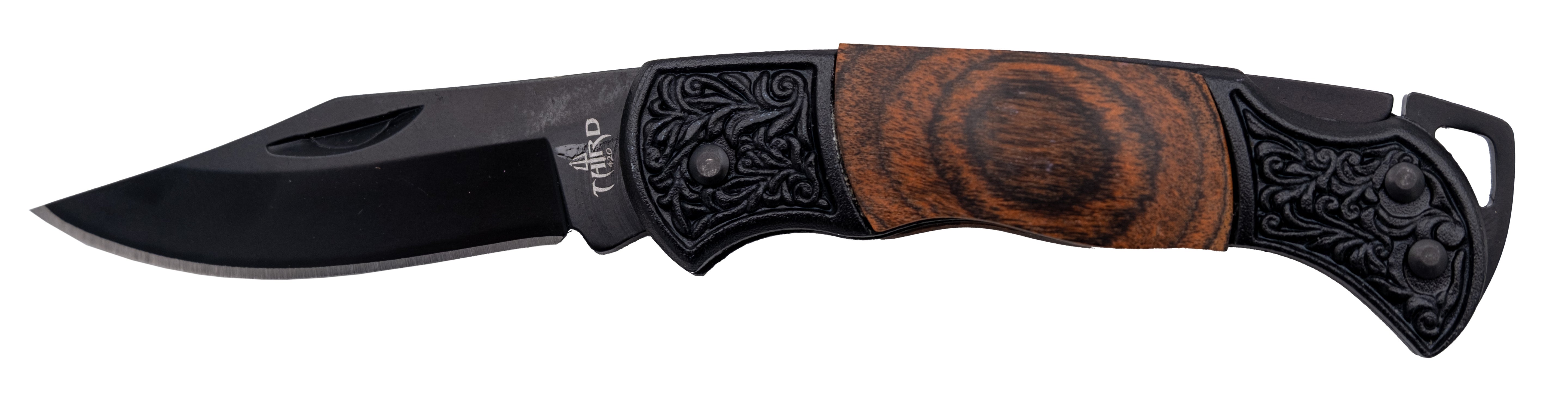 Pack de 24 Navajas Third con Hoja Negra 5.6 cm - Varios Diseños