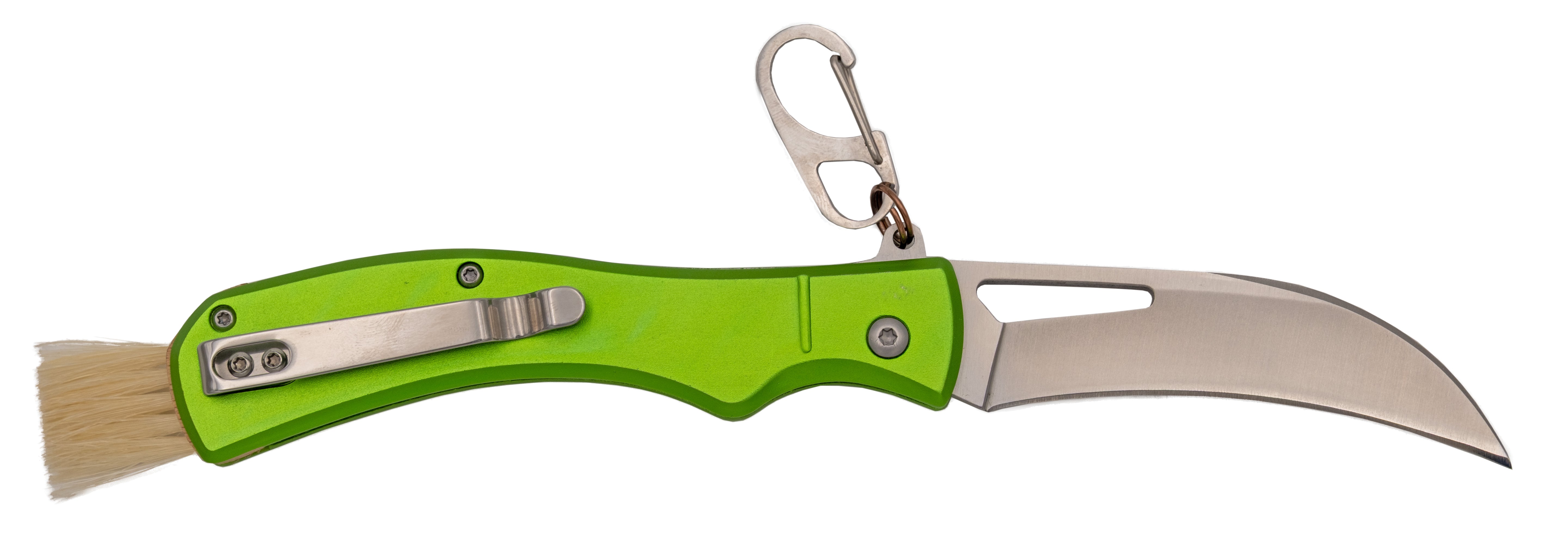 Navaja Micológica Third con Mango Anodizado Verde