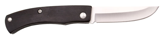 Third 4-Break Ratchet Knife Ebony Handle Stainless Steel 8.5 cm